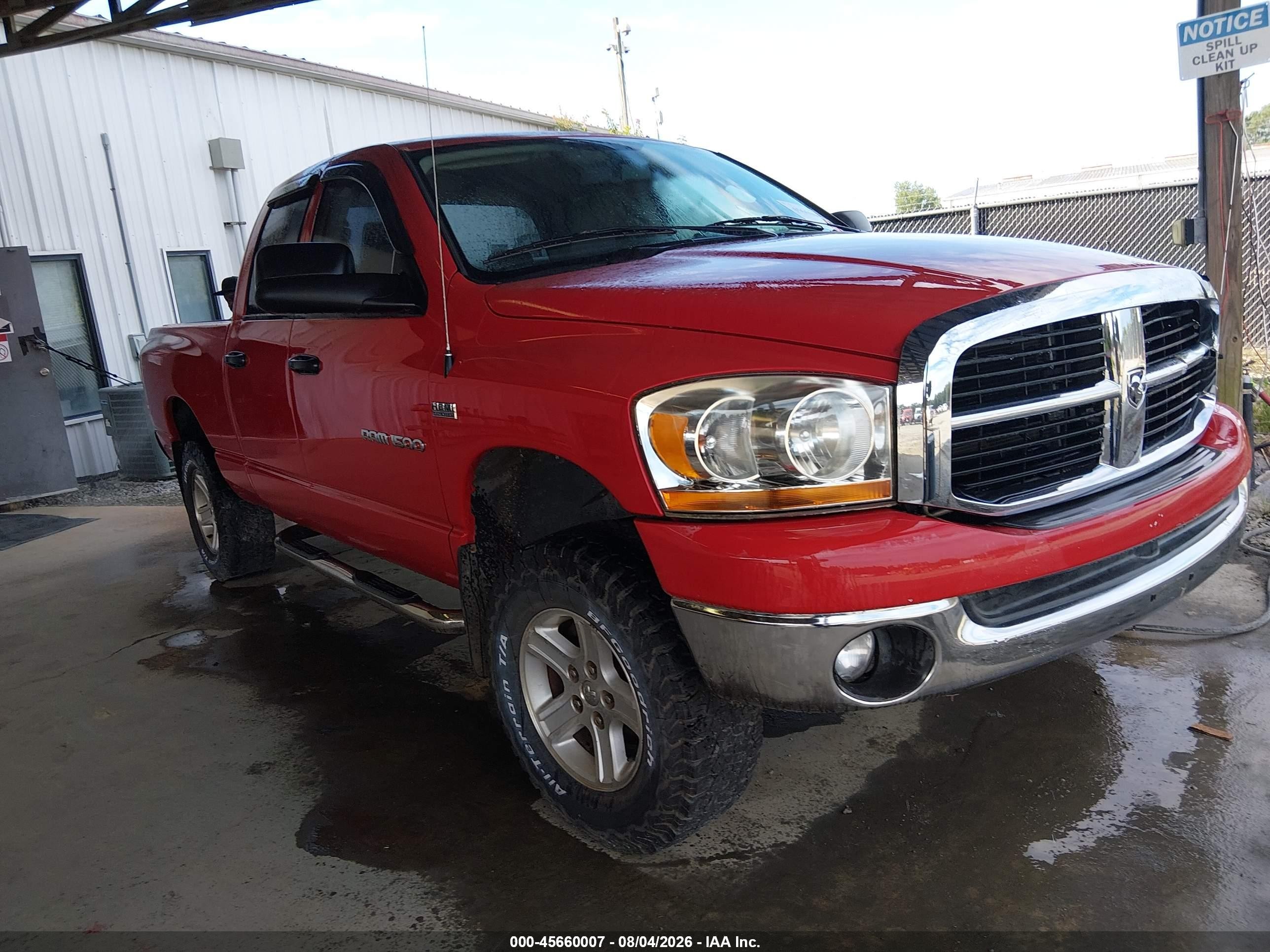 2006 Dodge 1500 SLT, VIN 1D7HU18266S628733 — Normal wear