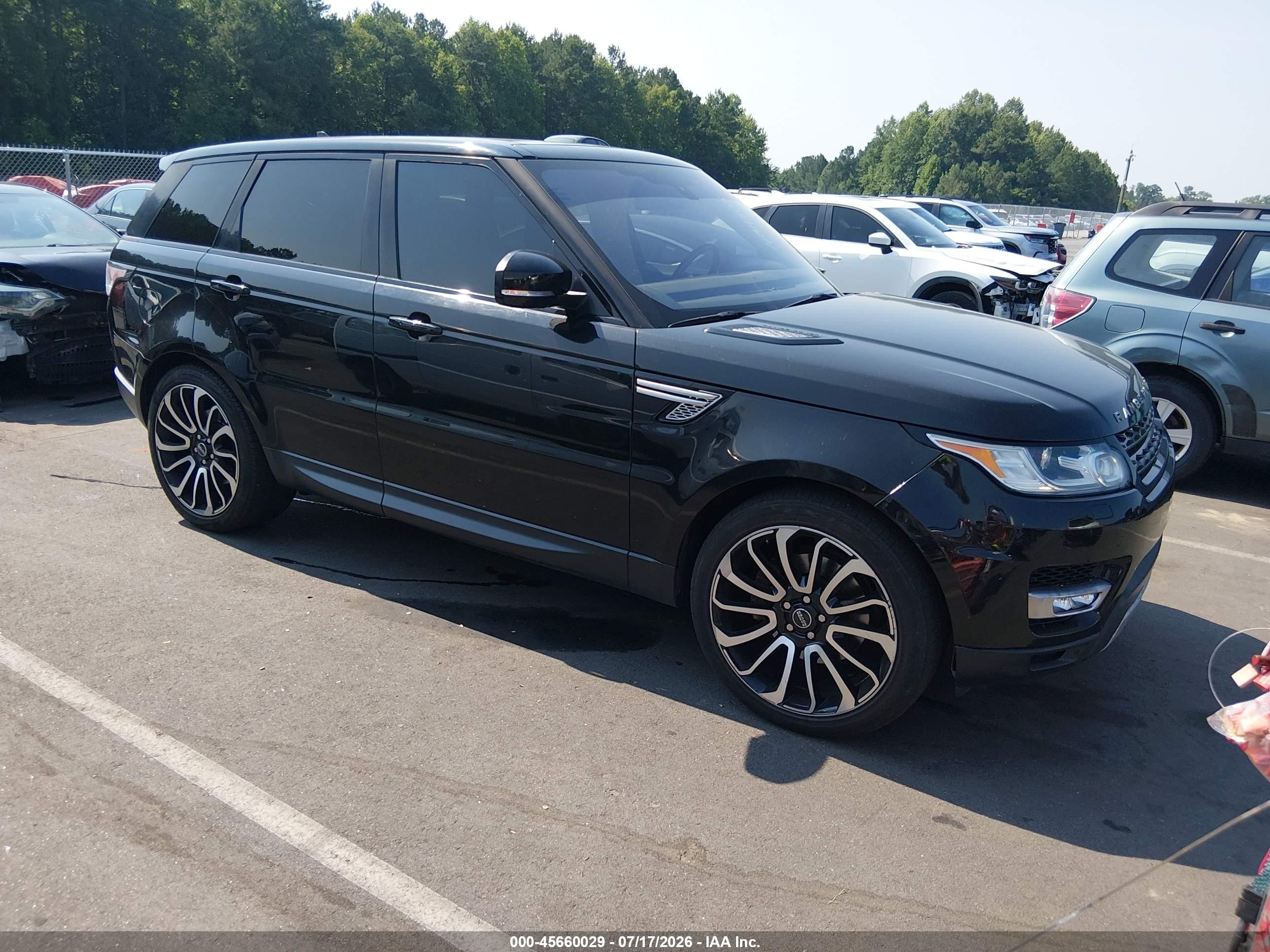 2016 Land Rover Range Rover Sport HSE, VIN SALWR2PF8GA595683 — Normal wear