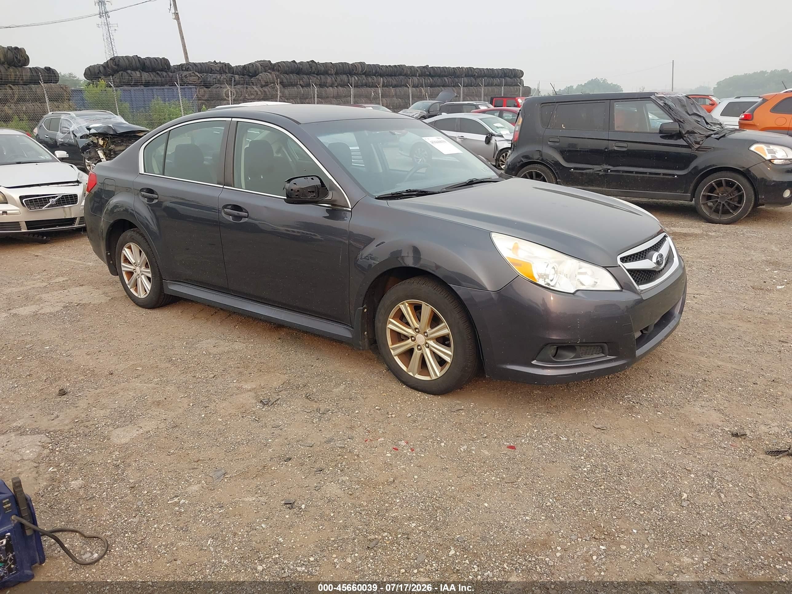 2012 Subaru Legacy 2.5i, VIN 4S3BMBA63C3009337 — Обычный износ