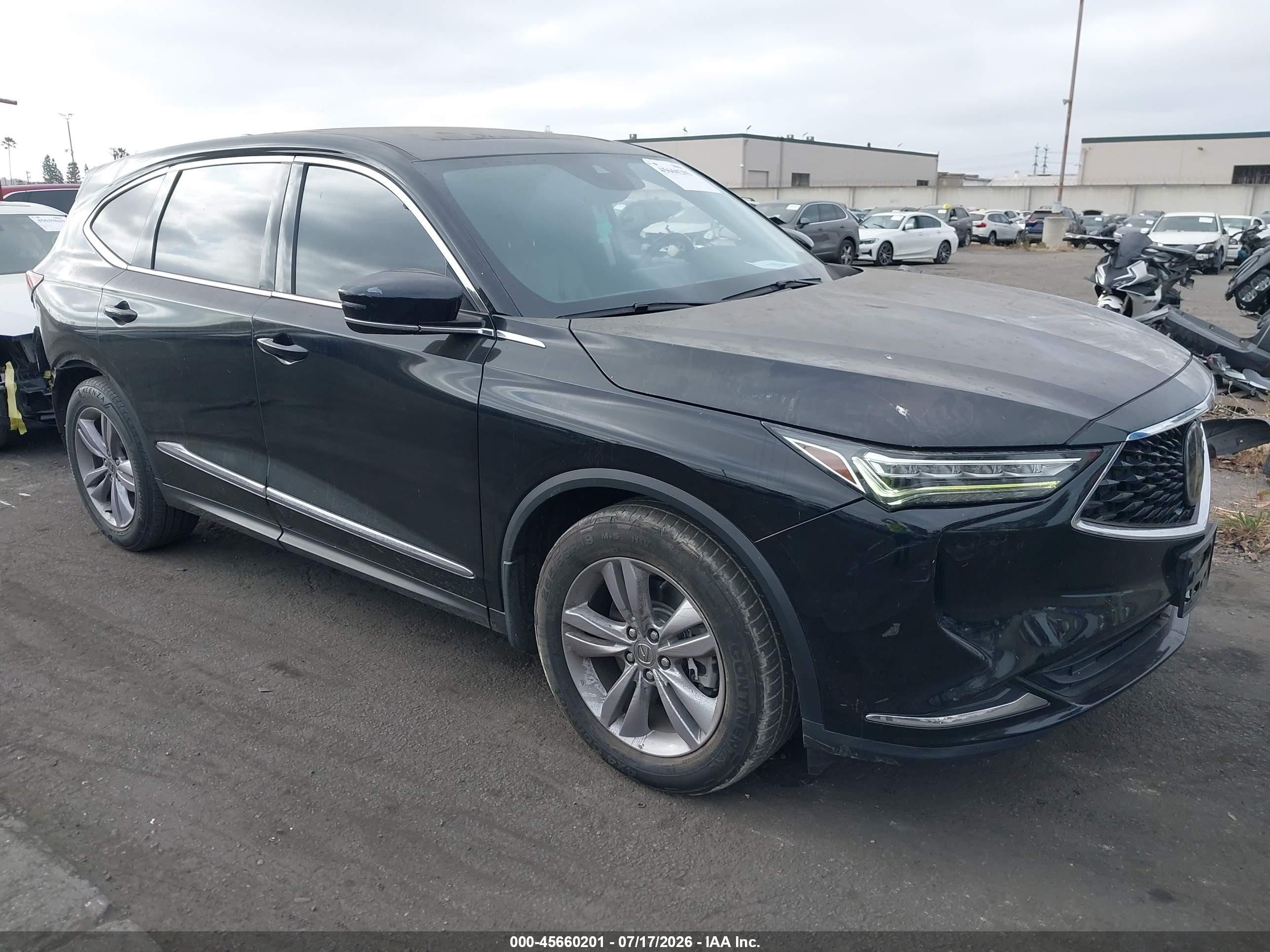 2022 Acura MDX, VIN 5J8YD9H36NL007259 — Rear end