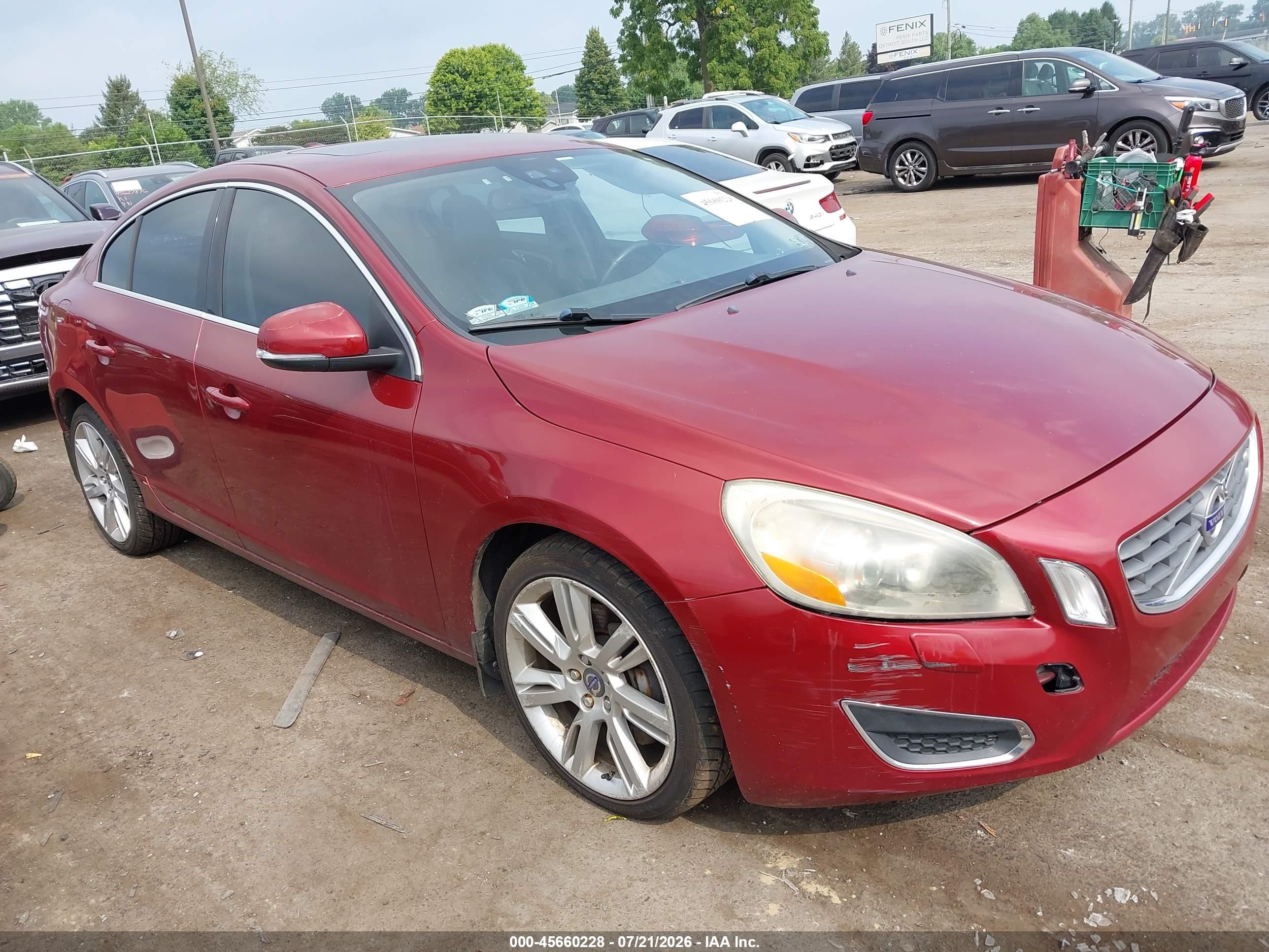 2012 Volvo S60 T6, VIN YV1902FH0C2077843 — Normal wear