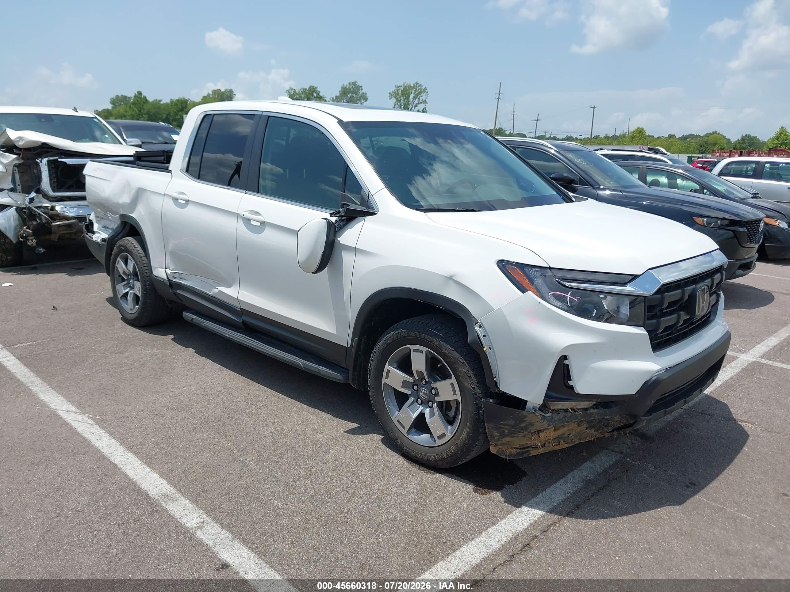 2025 Honda Ridgeline RTL, VIN 5FPYK3F52SB007321 — Бок