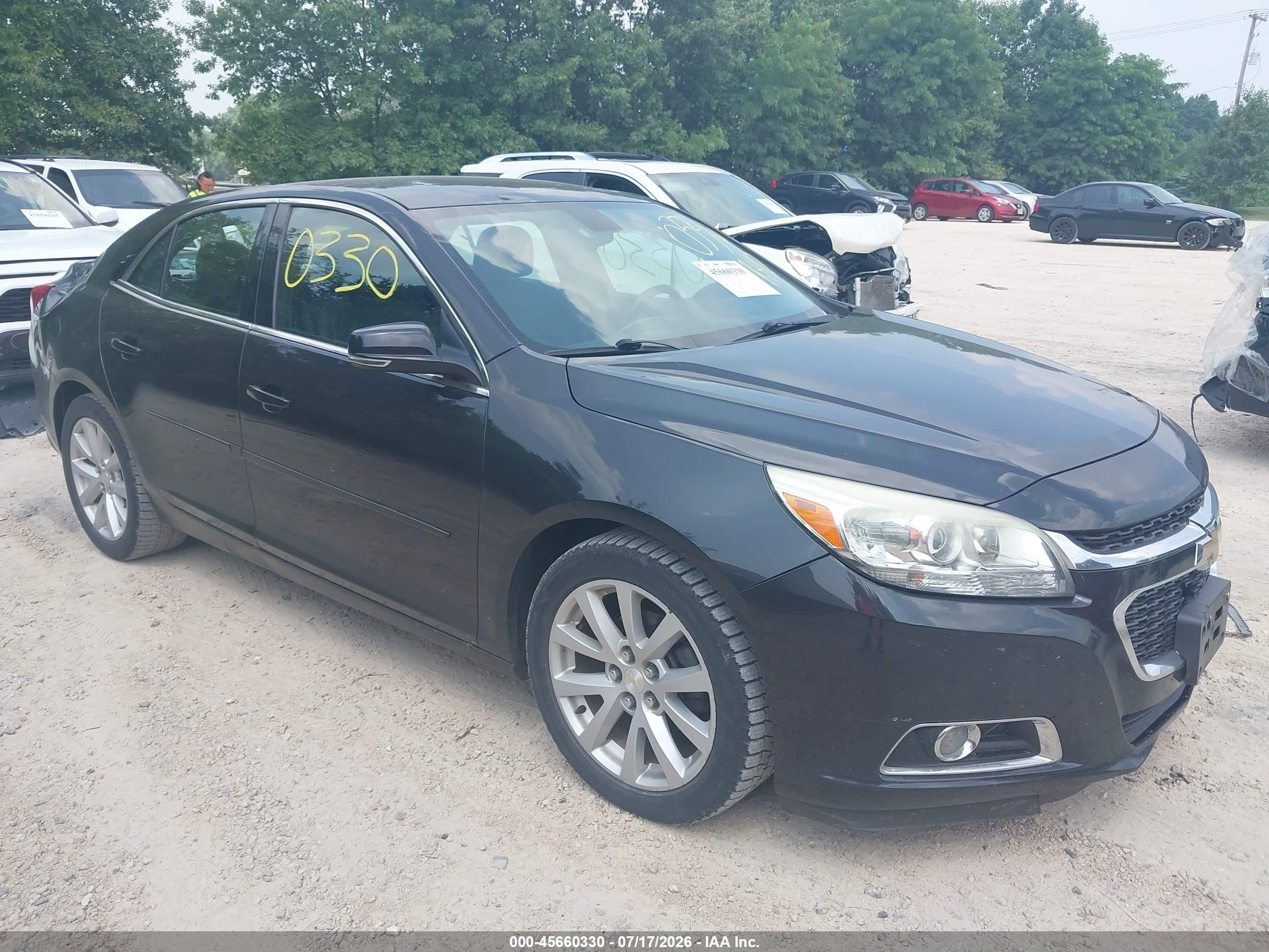2015 Chevrolet Malibu LT, VIN 1G11D5SL2FF172459 — Roof