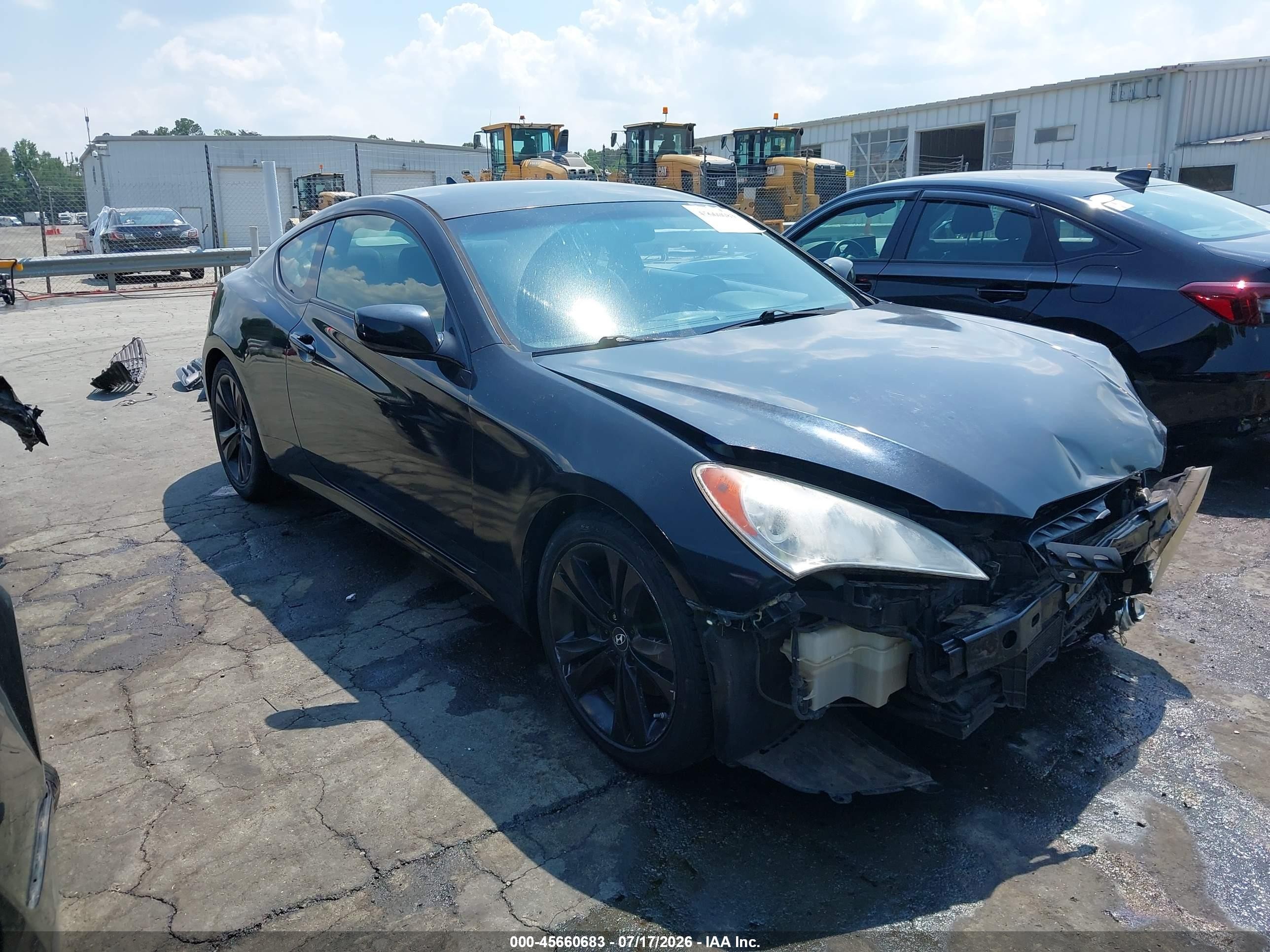 2012 Hyundai Genesis Coupe 2.0T, VIN KMHHT6KD9CU070702 — Front end
