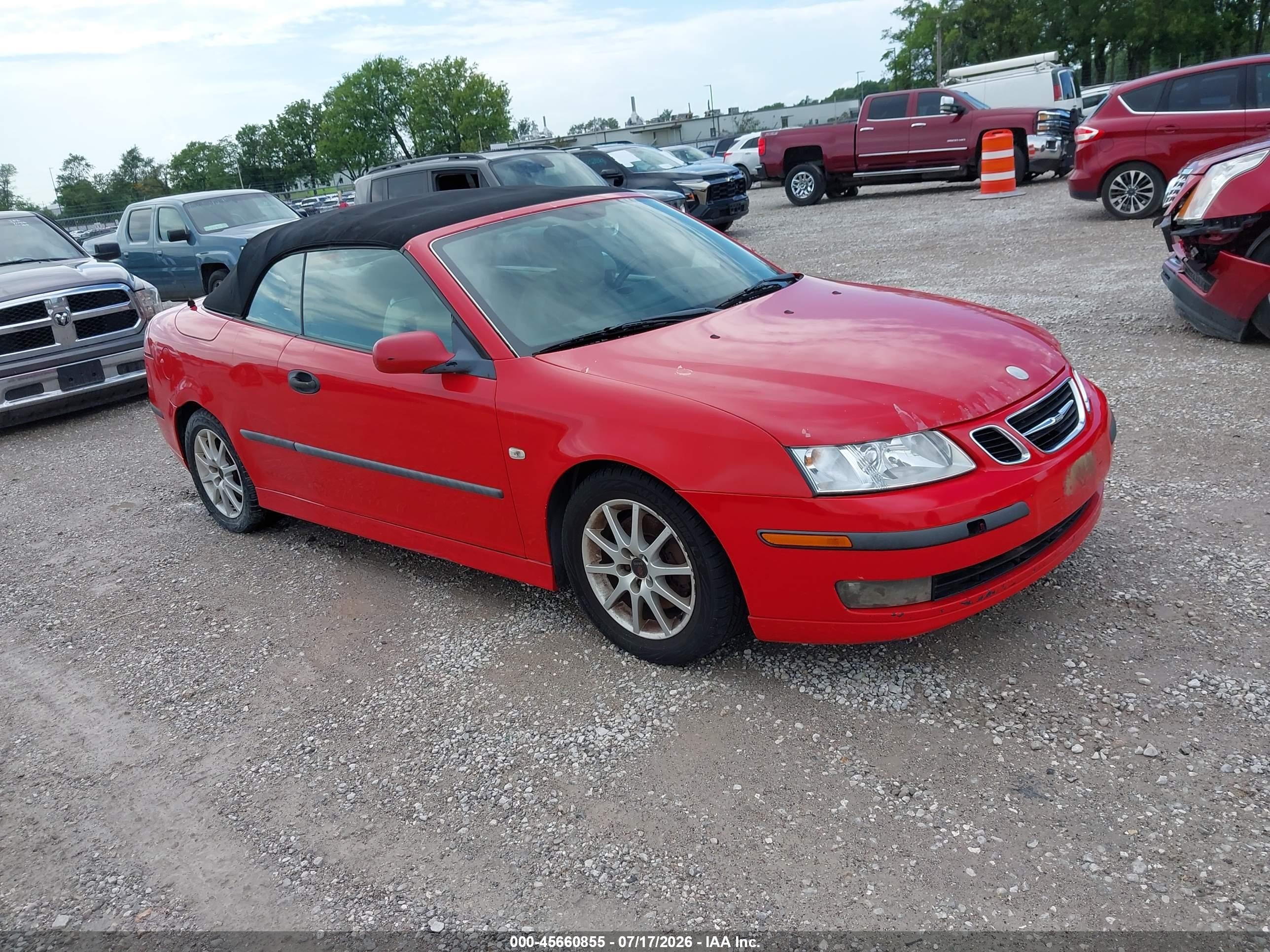 2005 Saab 9-3 Arc, VIN YS3FD79Y056002845 — Обычный износ
