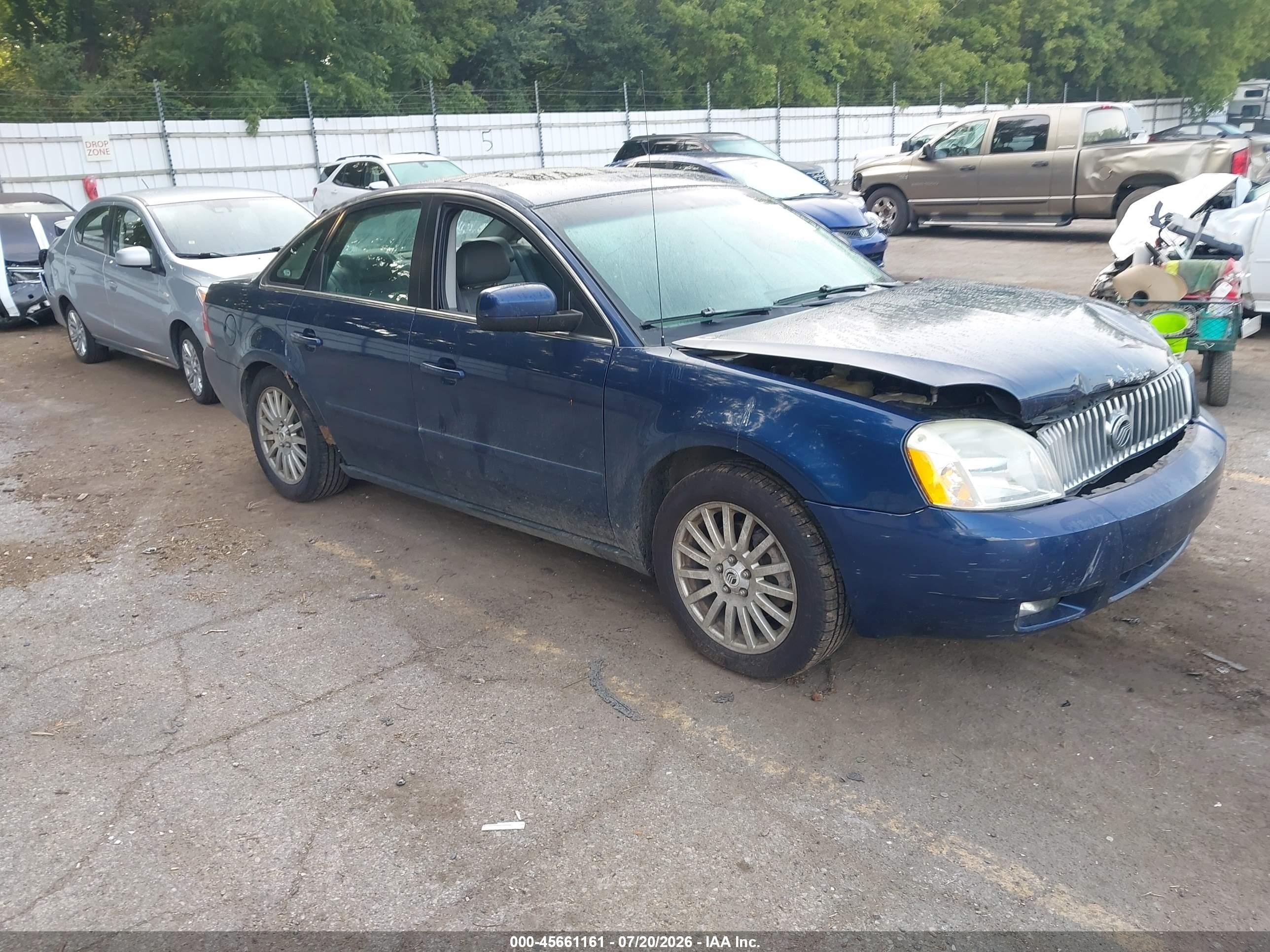 2006 Mercury Montego Premier, VIN 1MEHM43146G605298 — Front end