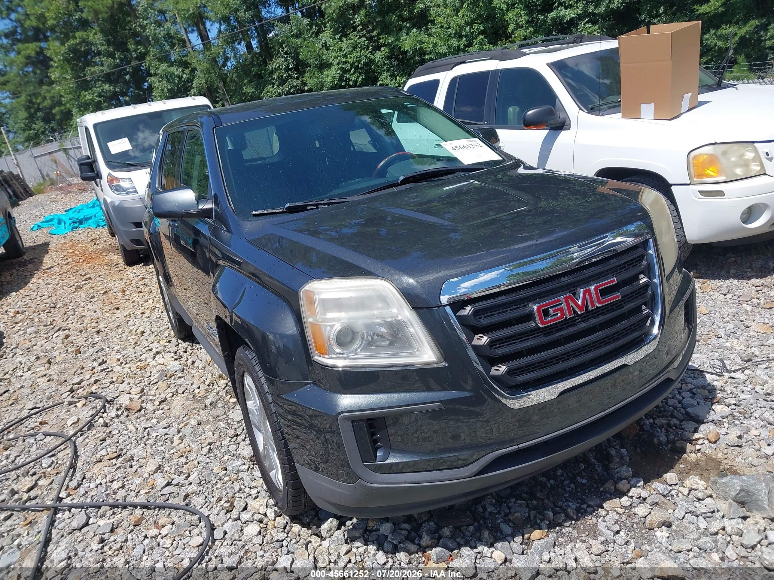 2017 GMC Terrain SLE, VIN 2GKALMEK1H6343016 — Обычный износ