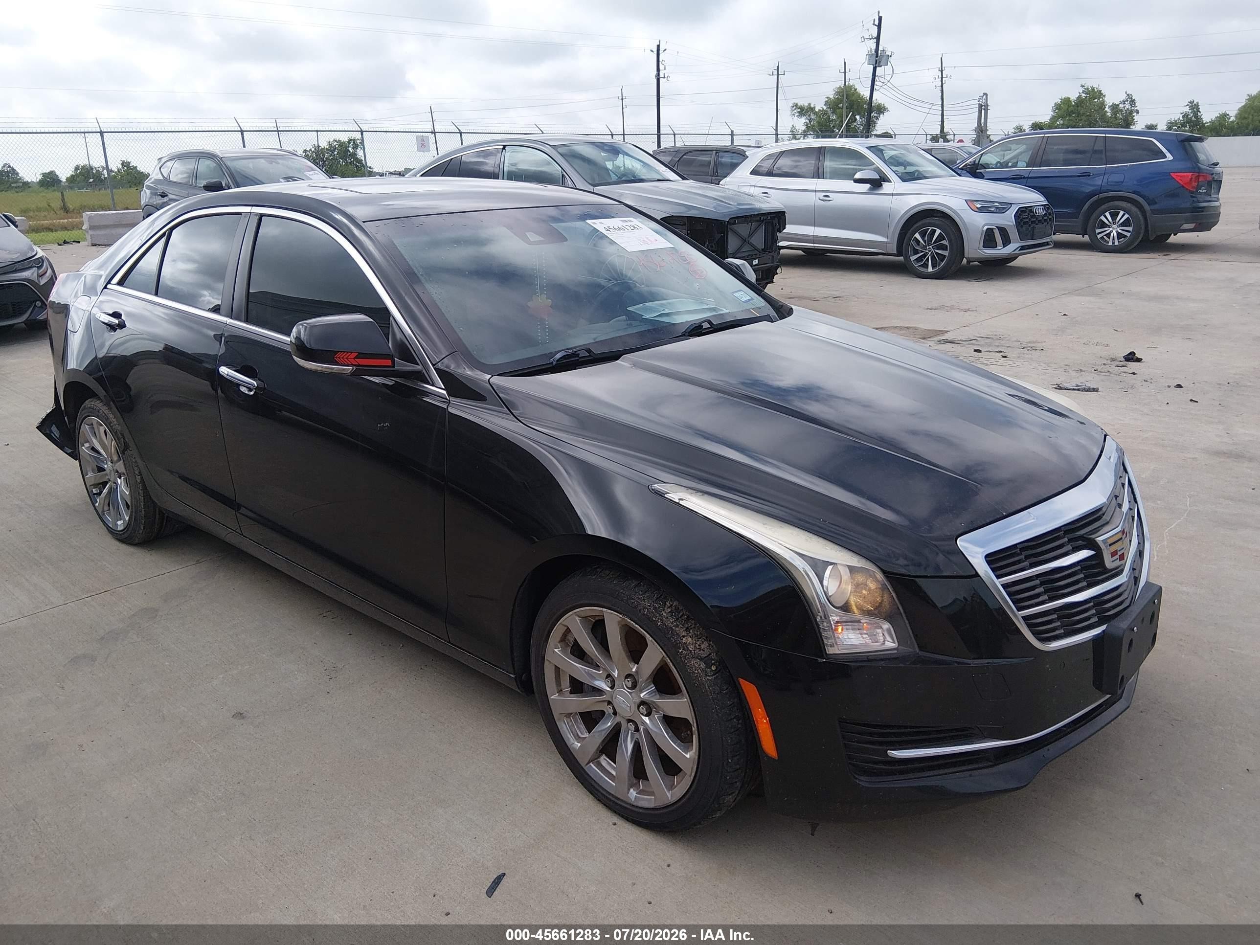 2018 Cadillac ATS Luxury AWD, VIN 1G6AF5SX2J0167636 — Rear end