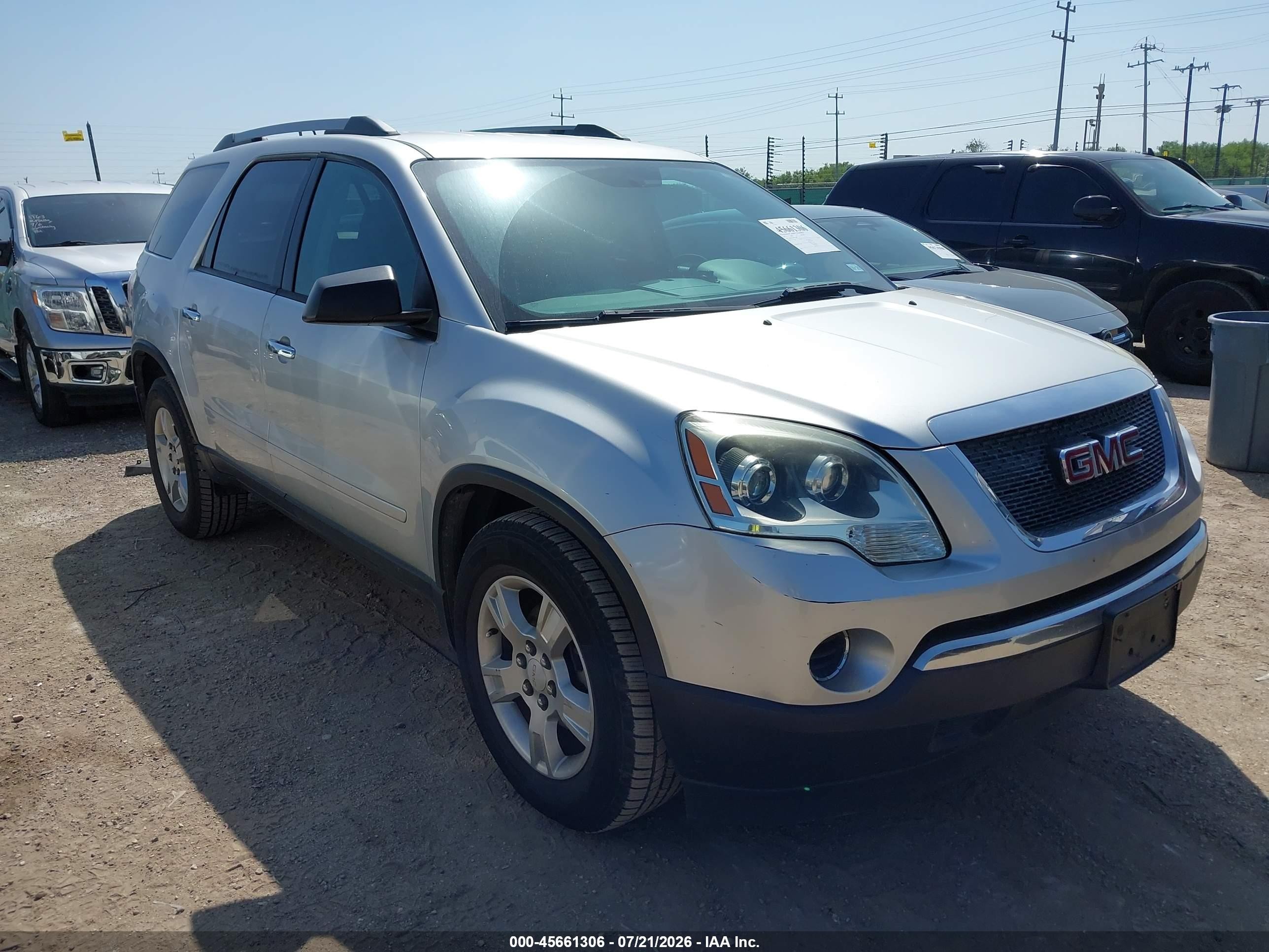 2011 GMC Acadia SL, VIN 1GKKRNEDXBJ379209 — Undercarriage