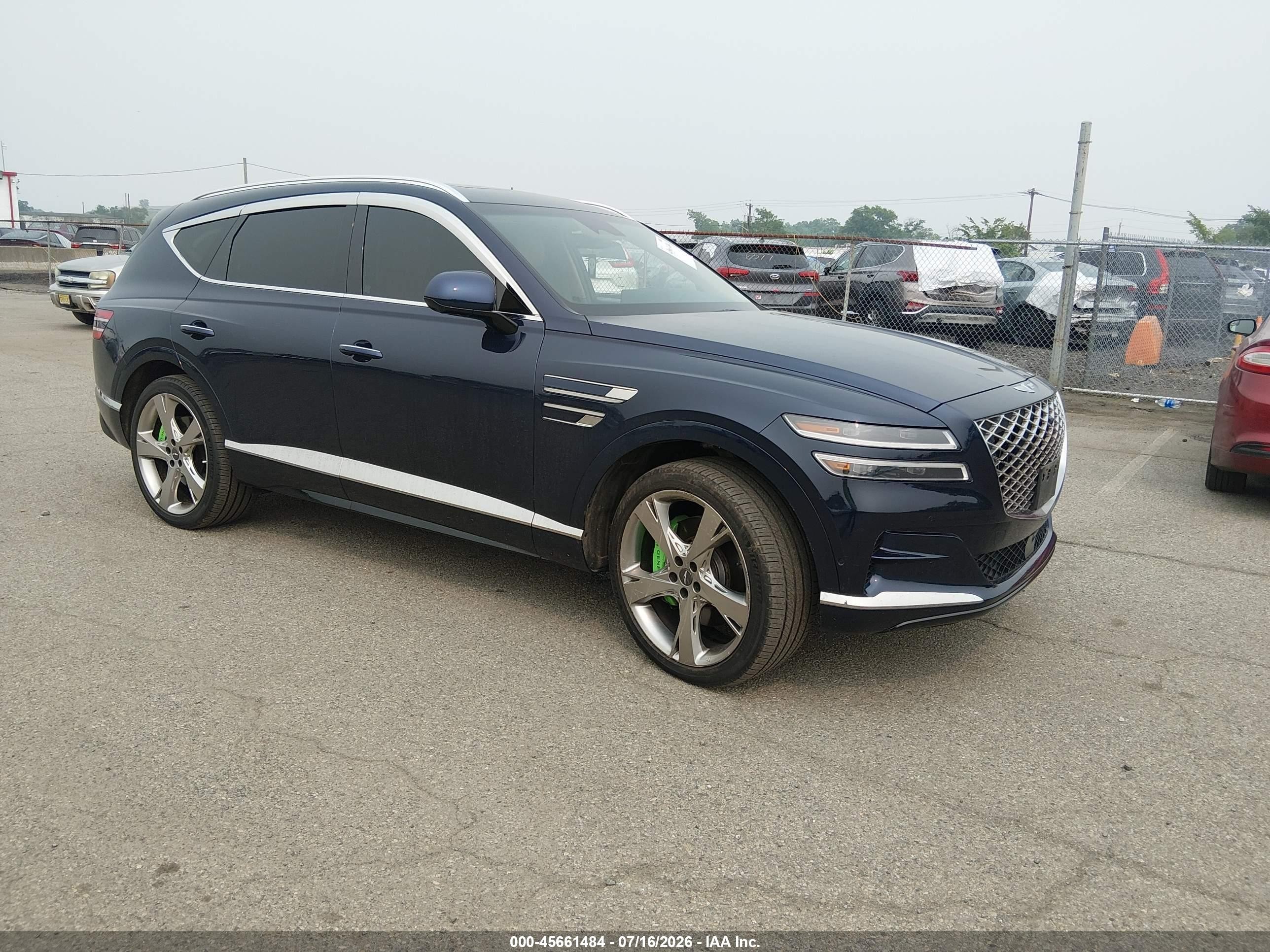 2023 Genesis GV80 Advanced Plus, VIN KMUHCESC3PU123659 — Front end