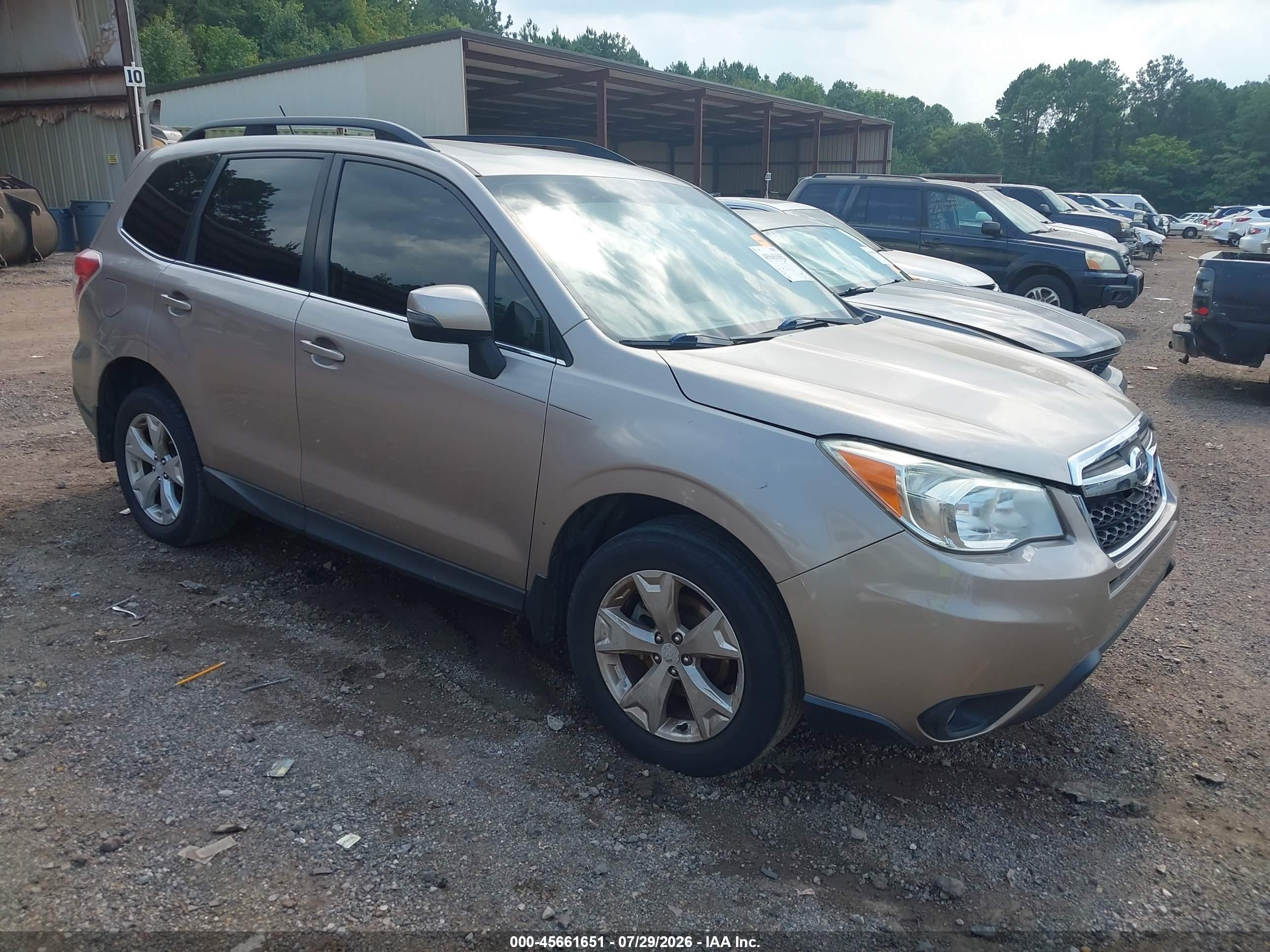 2014 Subaru Forester Touring, VIN JF2SJAMC9EH504296 — Normal wear