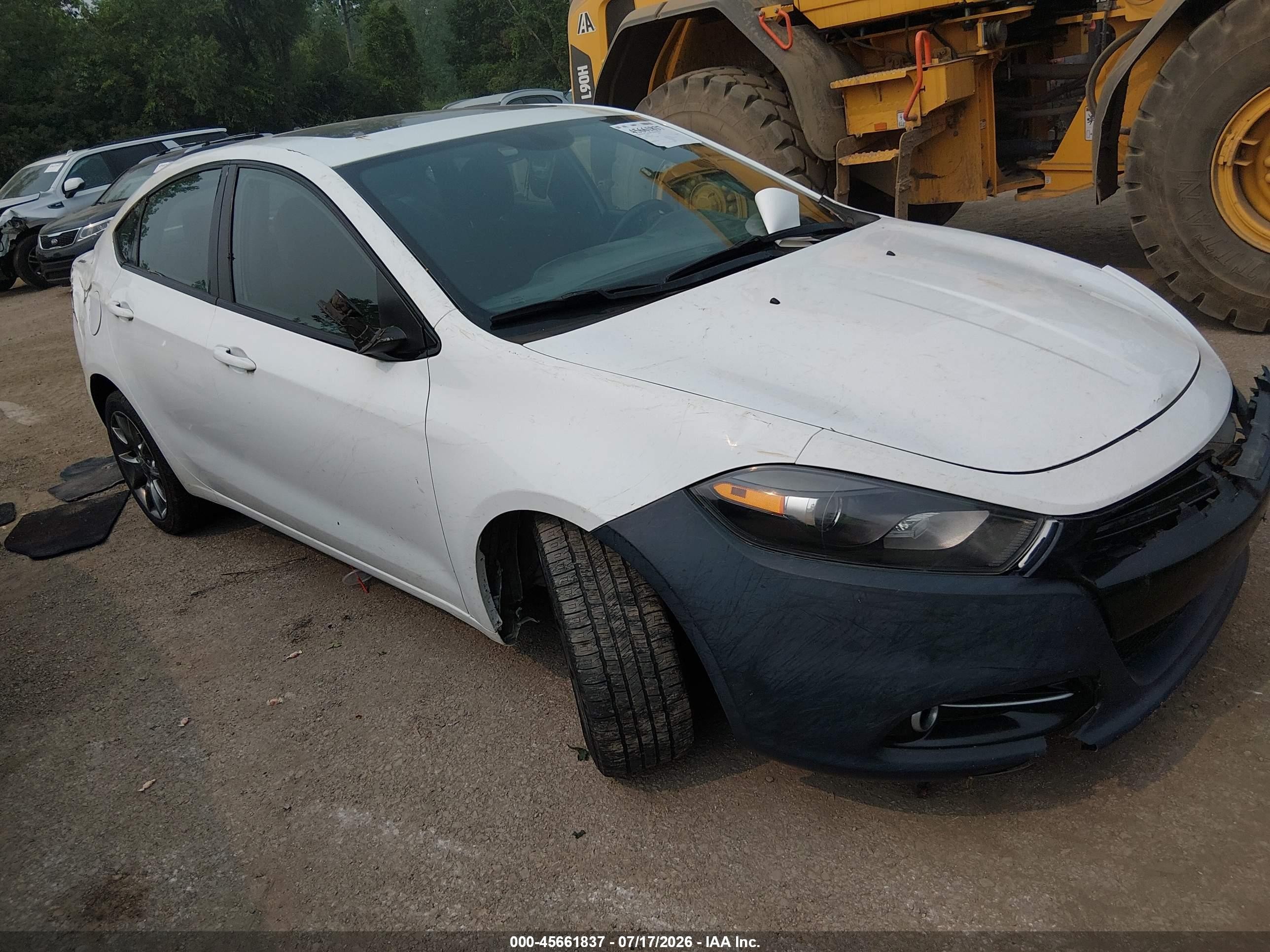 2014 Dodge Dart SXT, VIN 1C3CDFBB4ED913691 — Front end