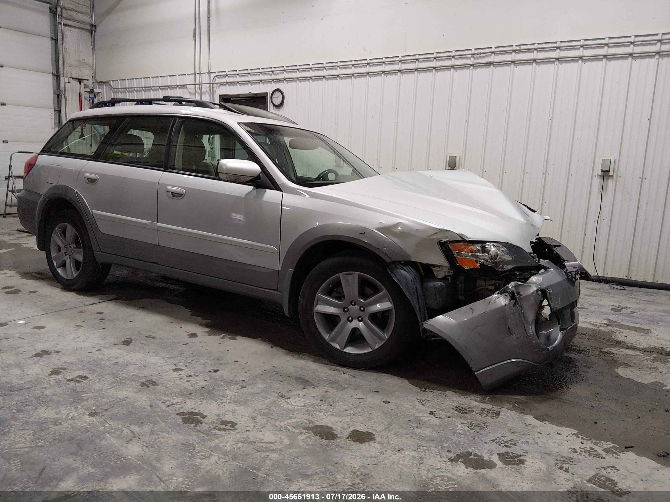 2005 Subaru Legacy Outback L.L. Bean, VIN 4S4BP86C154378506 — Front end