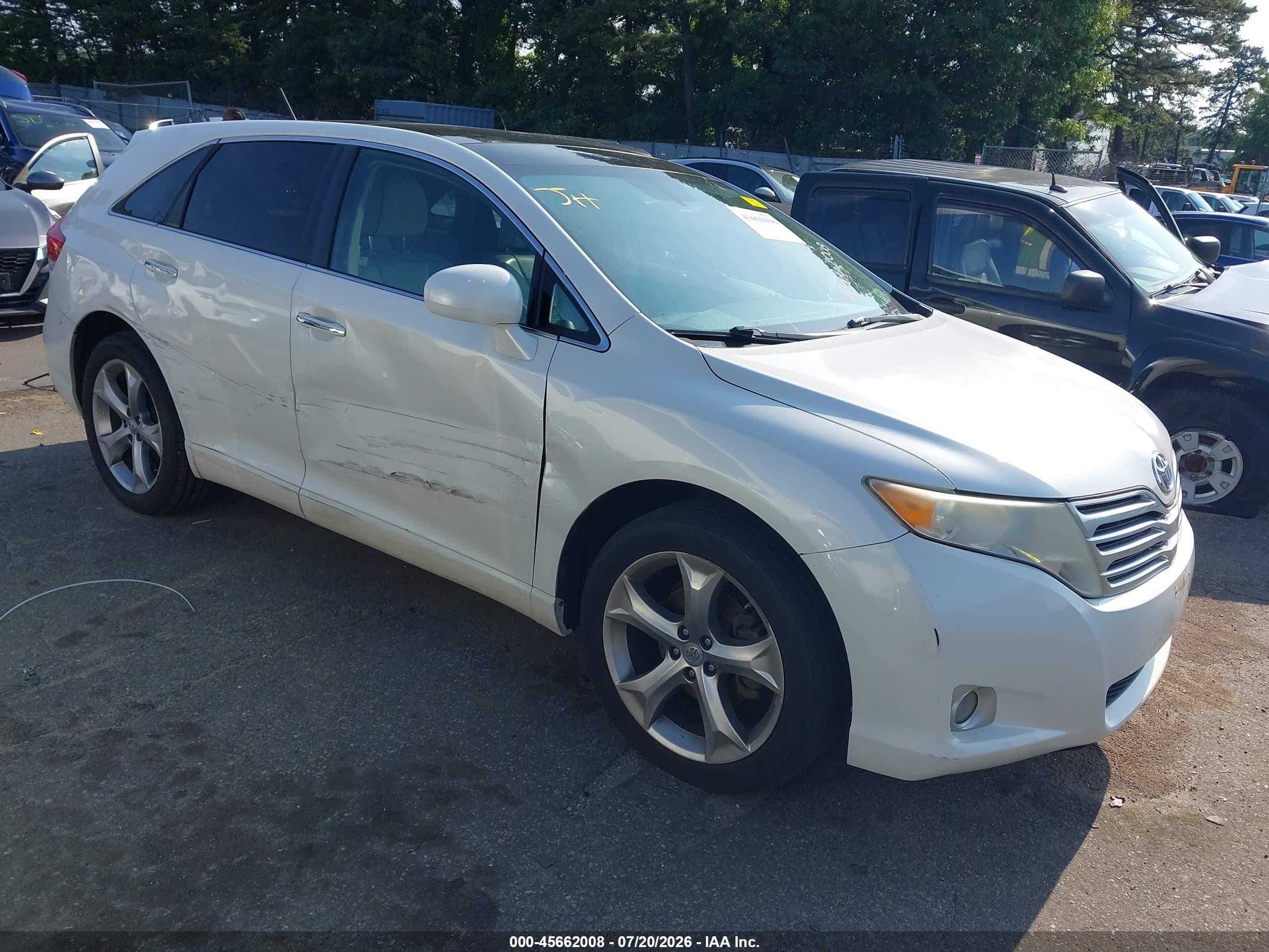 2012 Toyota Venza Limited, VIN 4T3BK3BB7CU066810 — Side
