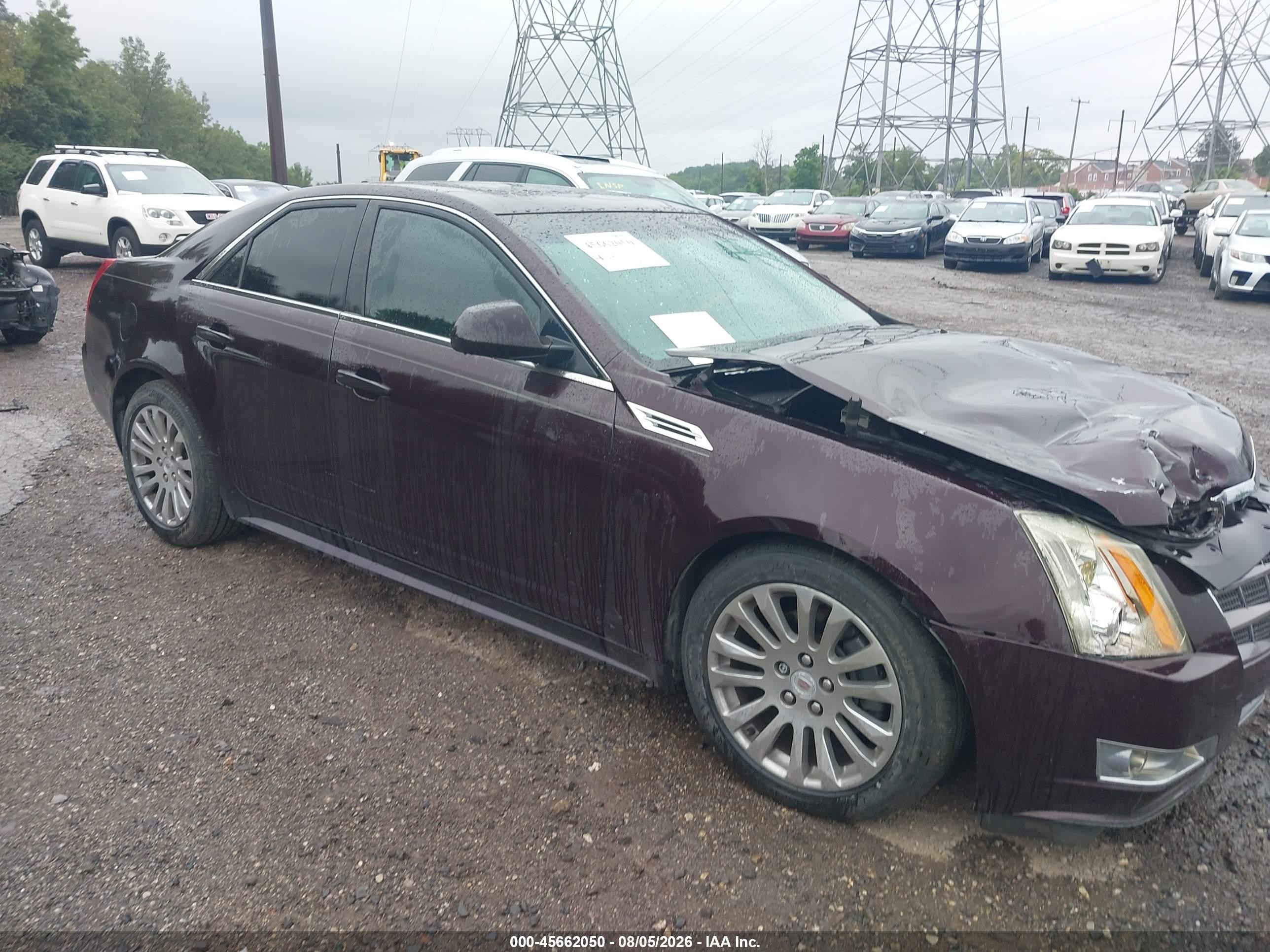 2010 Cadillac CTS Premium, VIN 1G6DS5EV3A0129500 — Перед