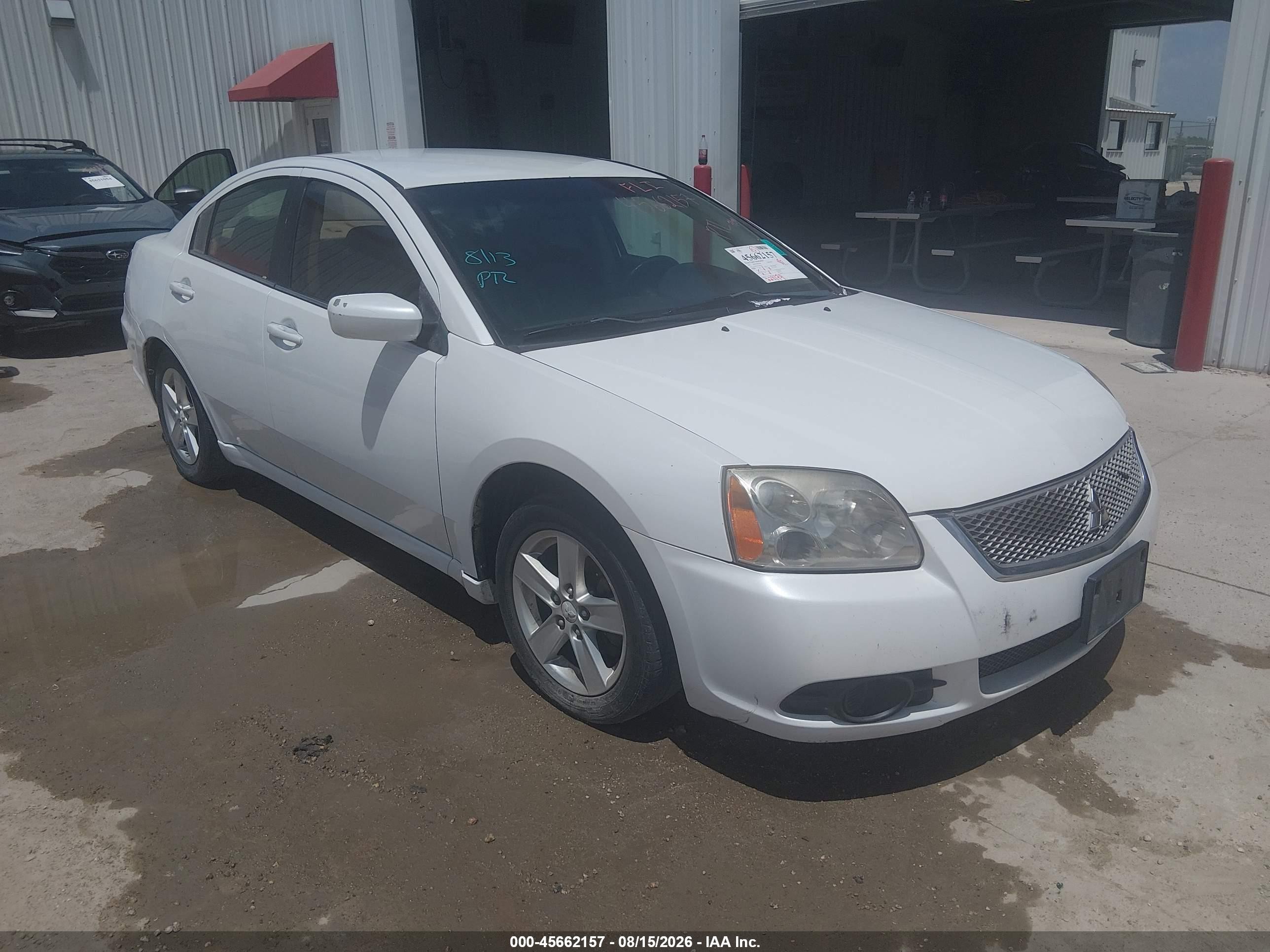 2012 Mitsubishi Galant ES, VIN 4A32B3FF2CE009478 — Вода / потоп
