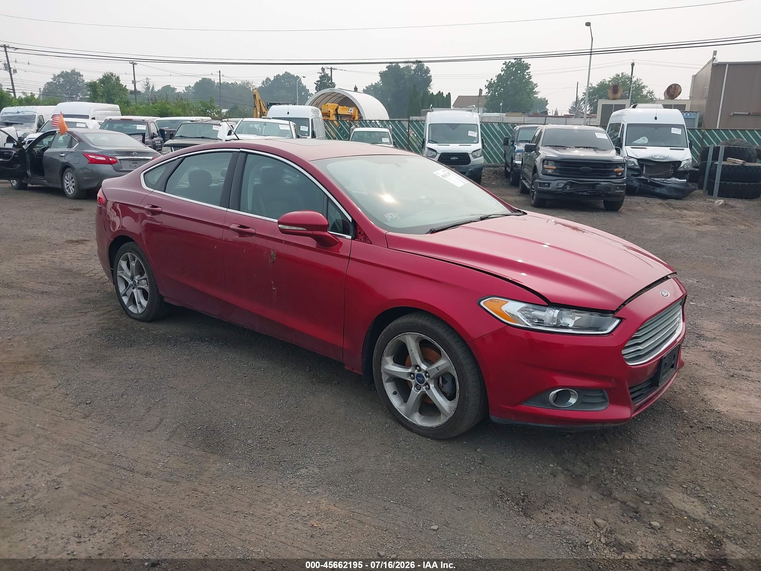 2013 Ford Fusion SE, VIN 3FA6P0HR4DR251916 — Front end