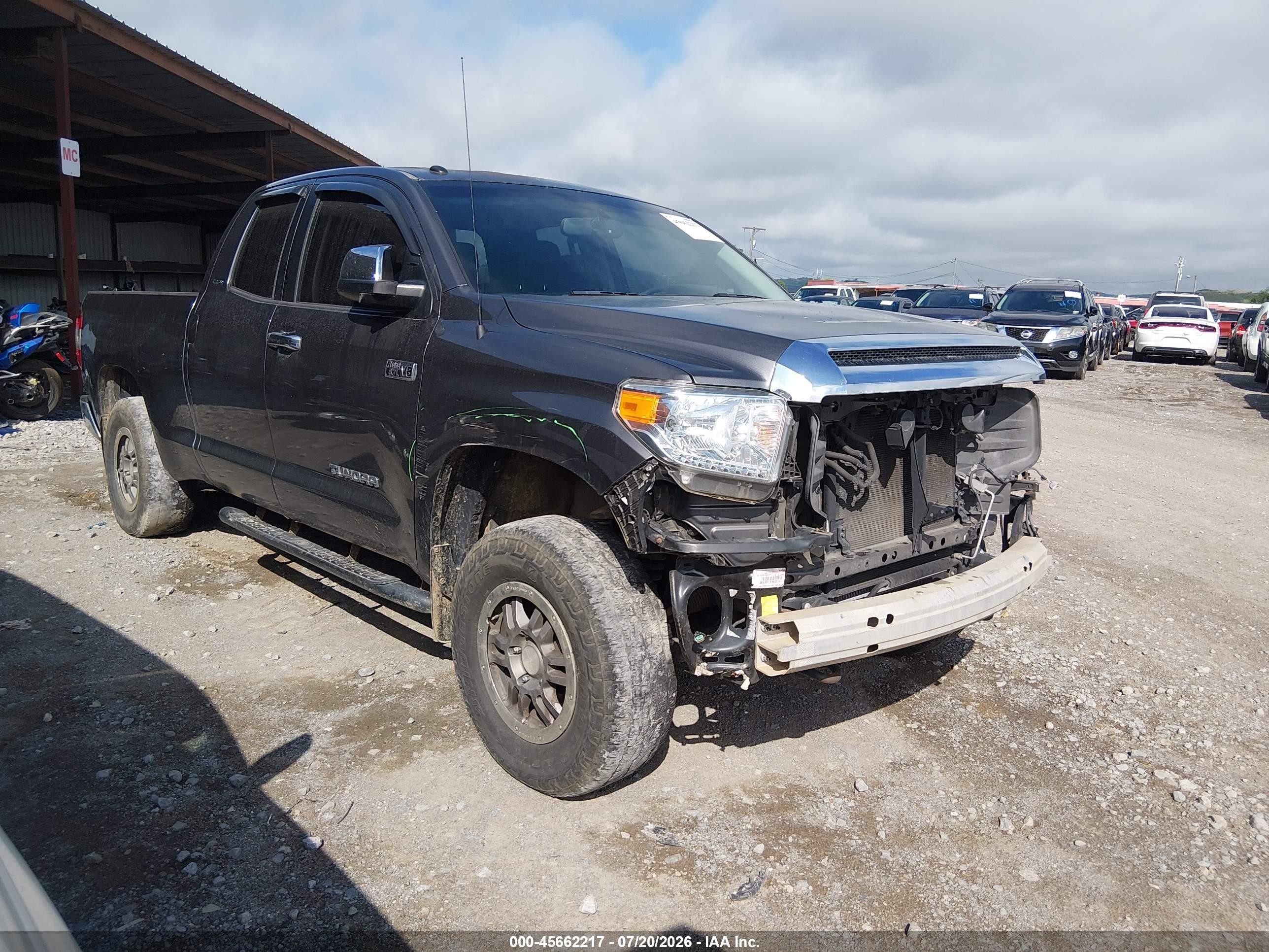 2014 Toyota Tundra Limited, VIN 5TFBW5F14EX344160 — Front end
