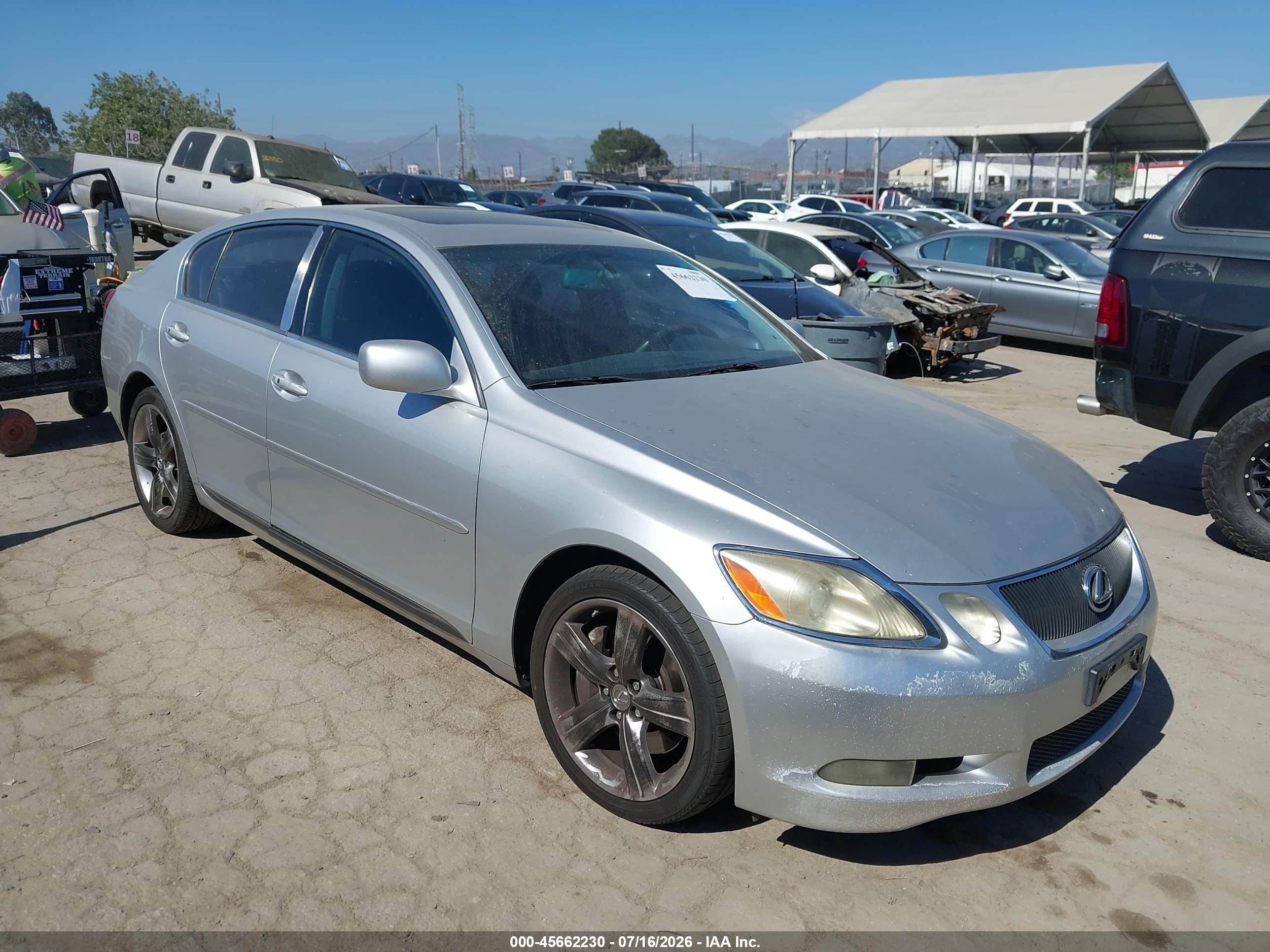 2007 Lexus GS 350, VIN JTHBE96S170026106 — Обычный износ
