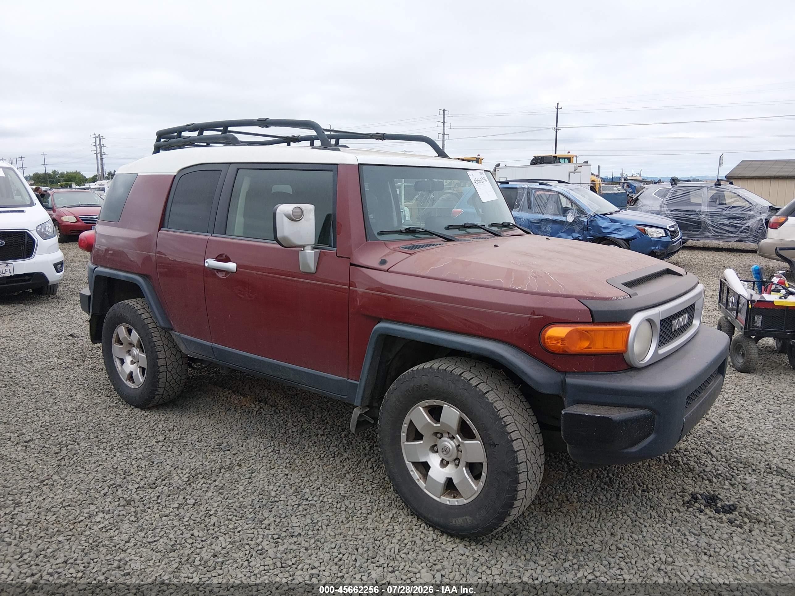 2008 Toyota FJ Cruiser, VIN JTEBU11F98K017557 — Normal wear