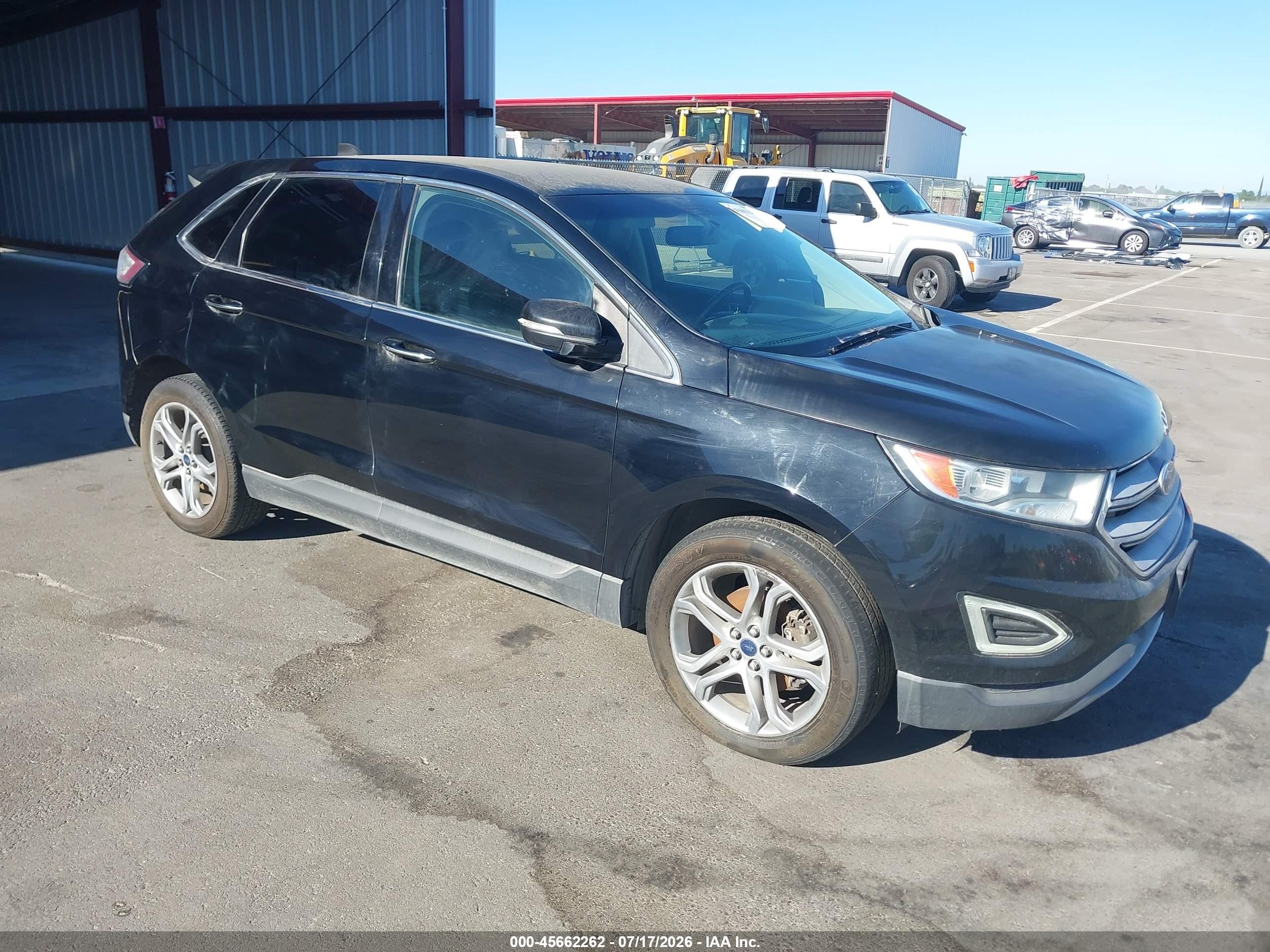 2017 Ford Edge Titanium, VIN 2FMPK3K97HBB29316 — Normal wear