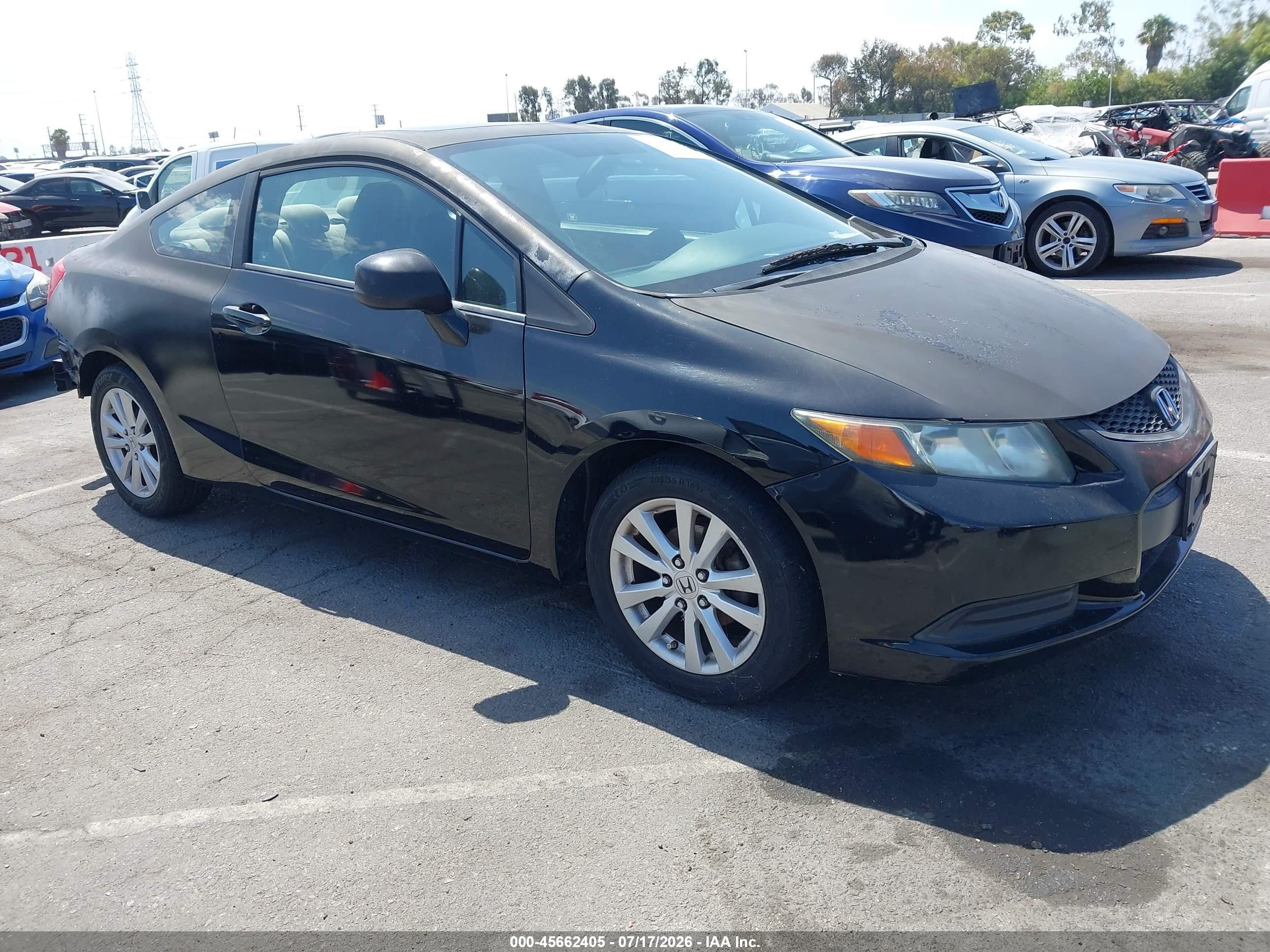 2012 Honda Civic EX, VIN 2HGFG3B85CH564528 — Normal wear