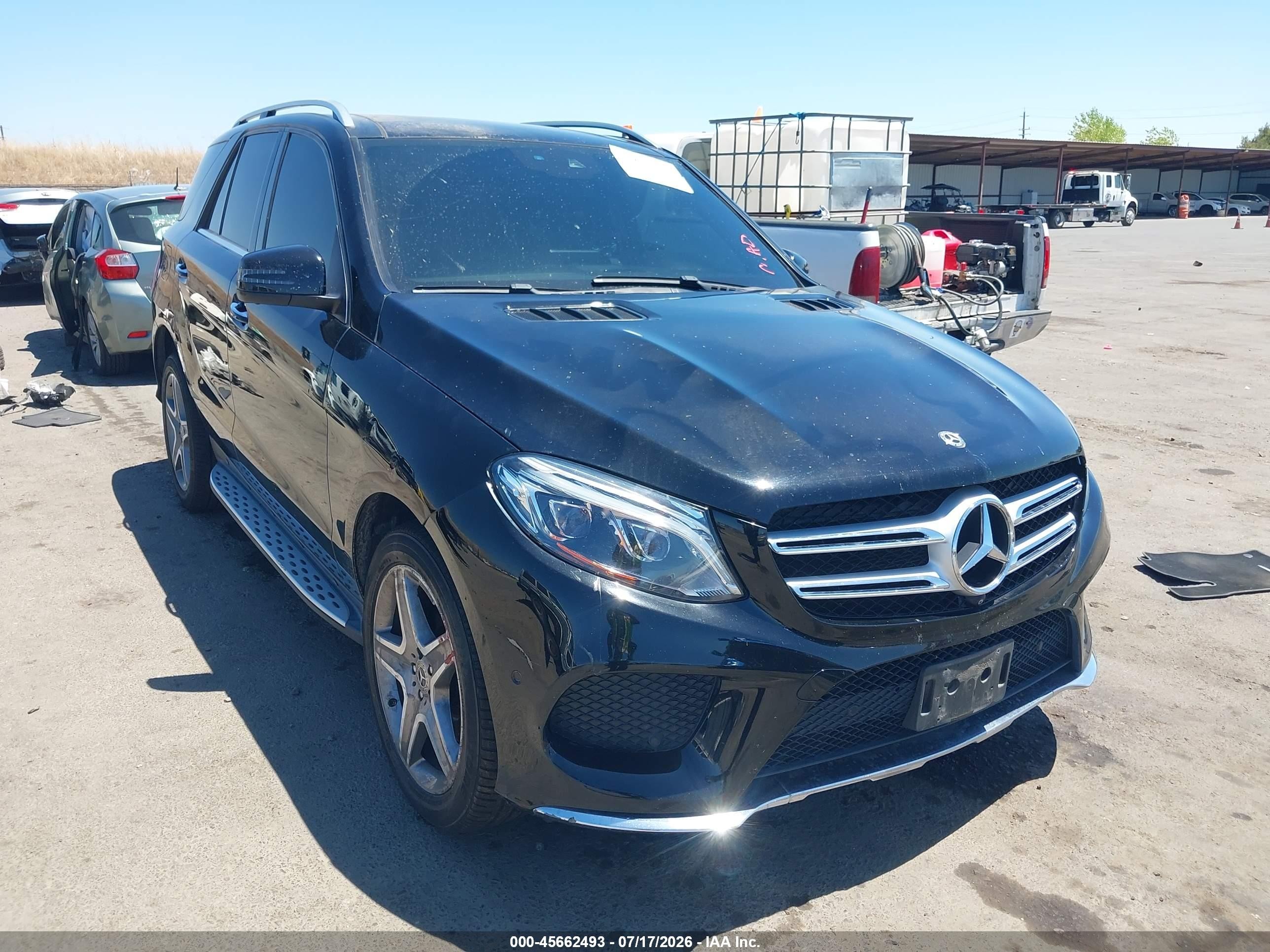 2017 Mercedes-Benz GLE 350, VIN 4JGDA5HB4HA973272 — Side