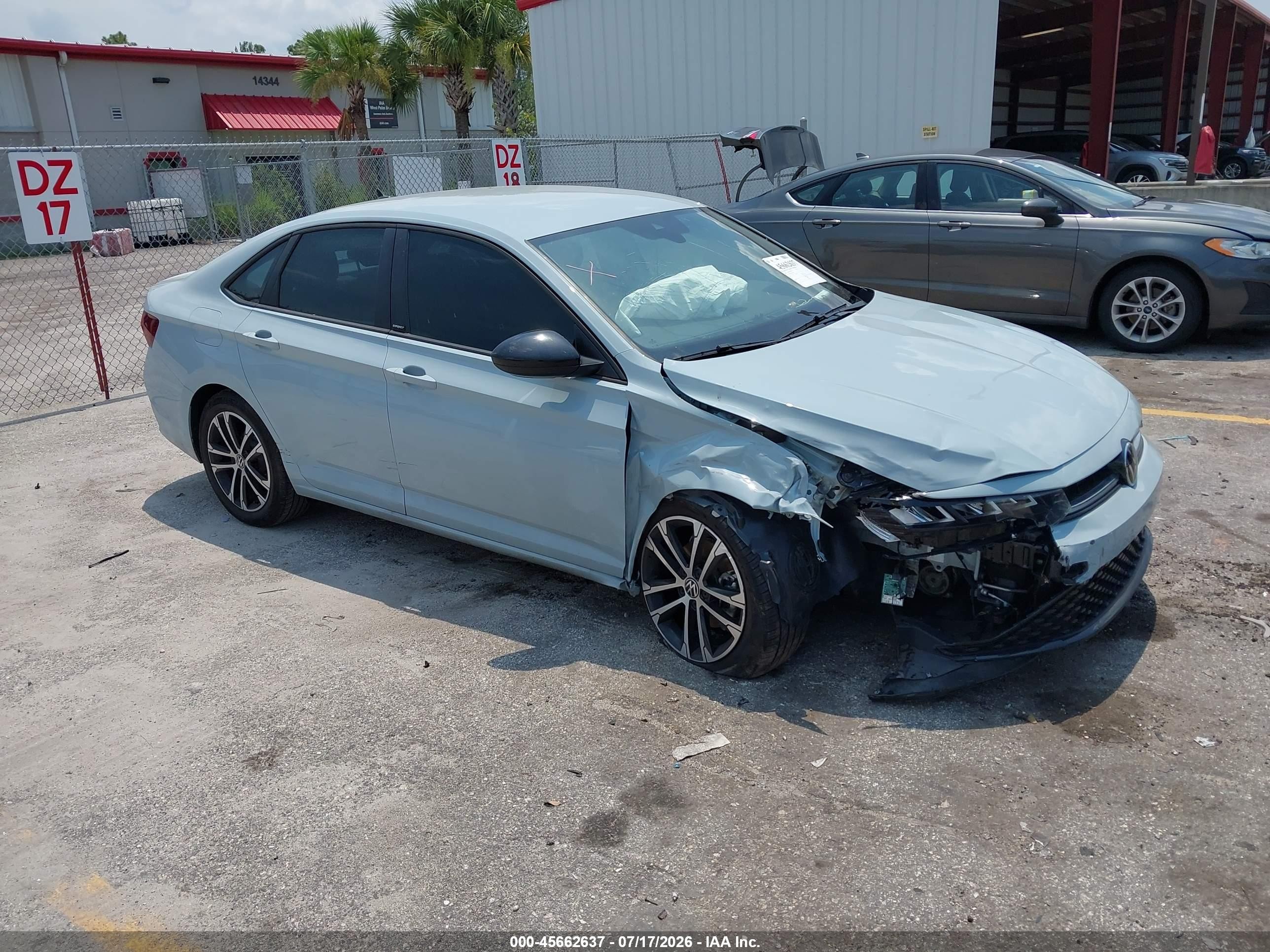 2025 Volkswagen Jetta Sport, VIN 3VWBX7BU9SM062443 — Front end