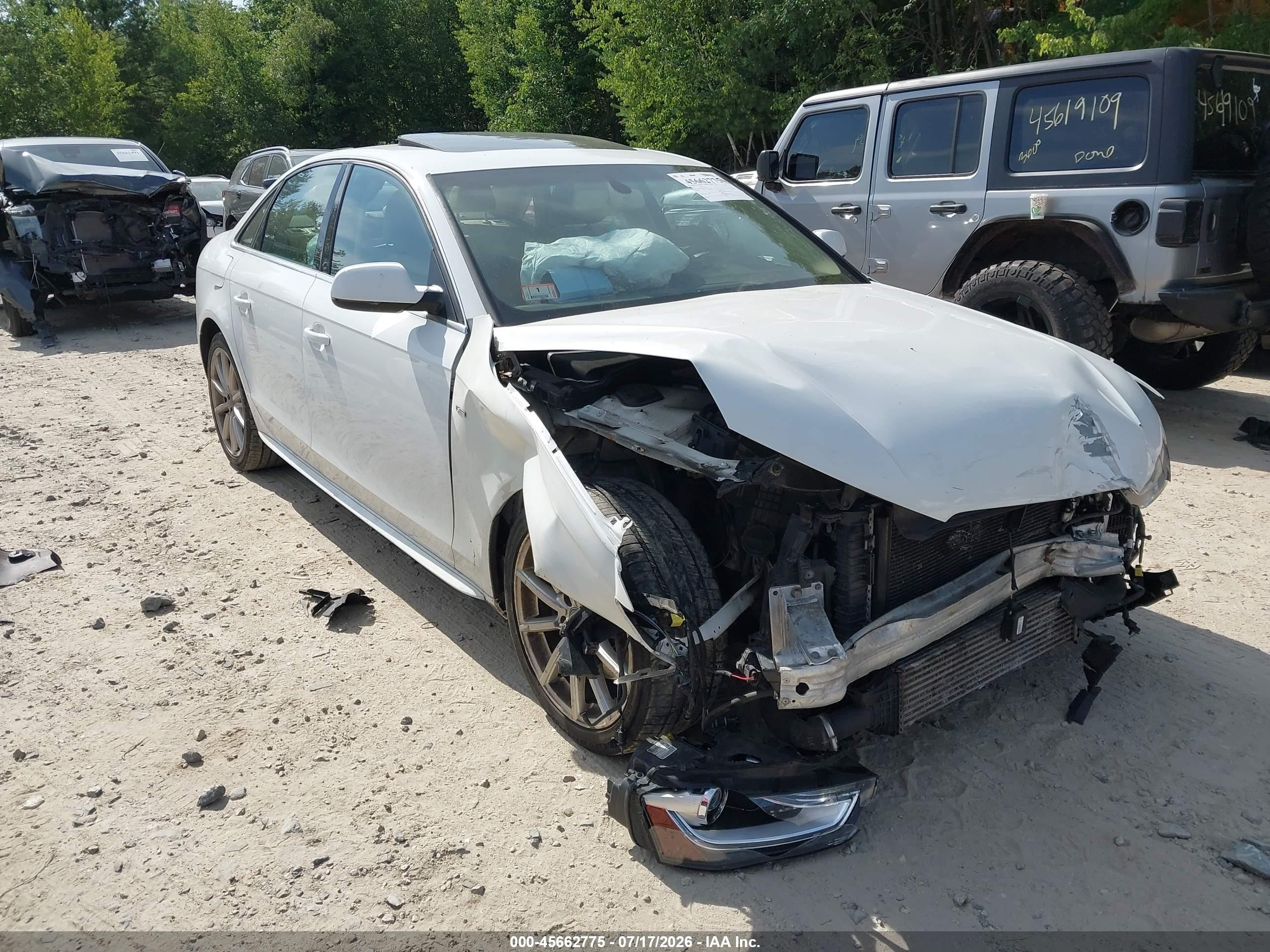 2014 Audi A4 Premium Plus, VIN WAUFFAFL9EN015488 — Front end
