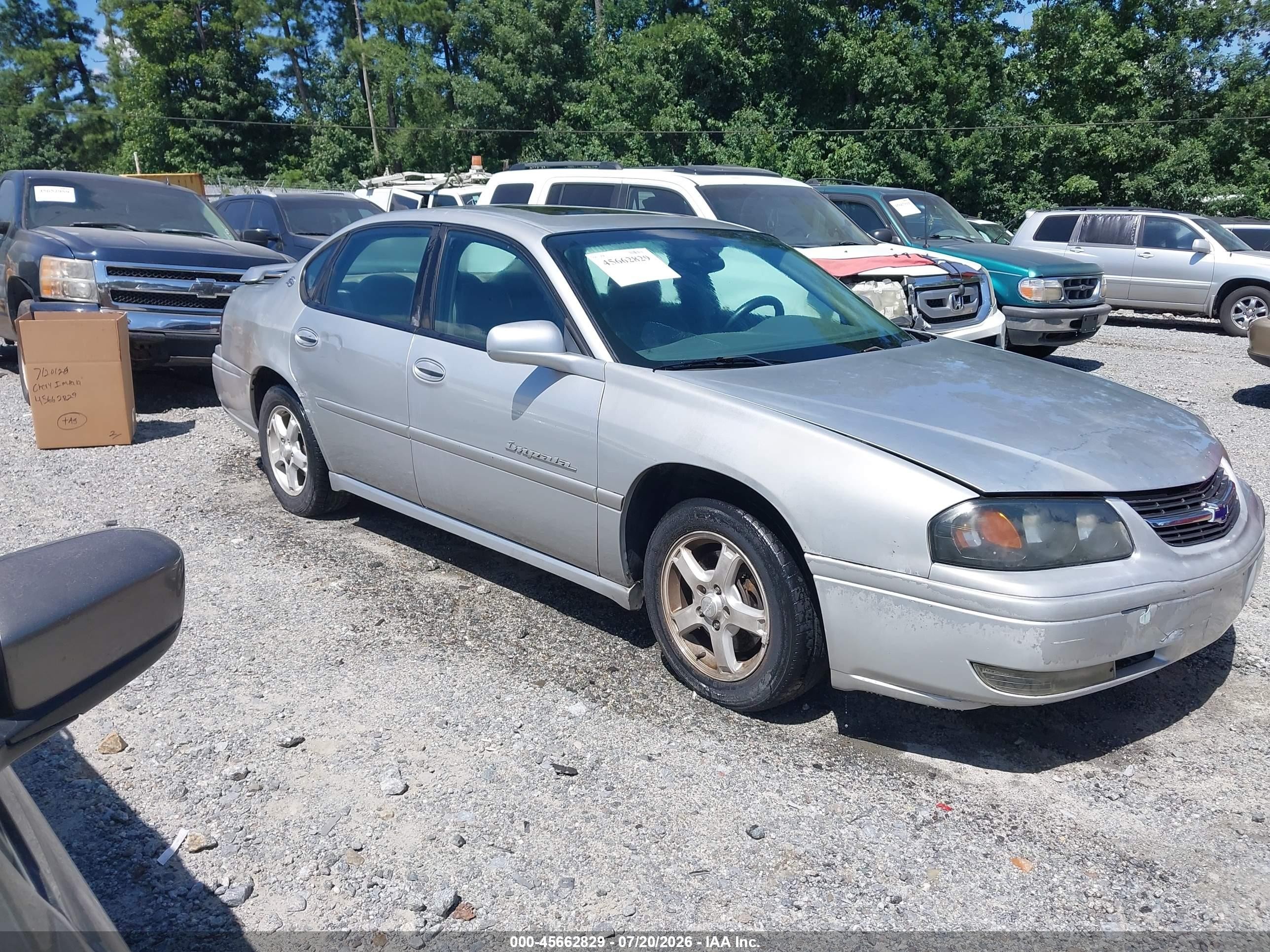 2004 Chevrolet Impala LS, VIN 2G1WH52K749415058 — Обычный износ