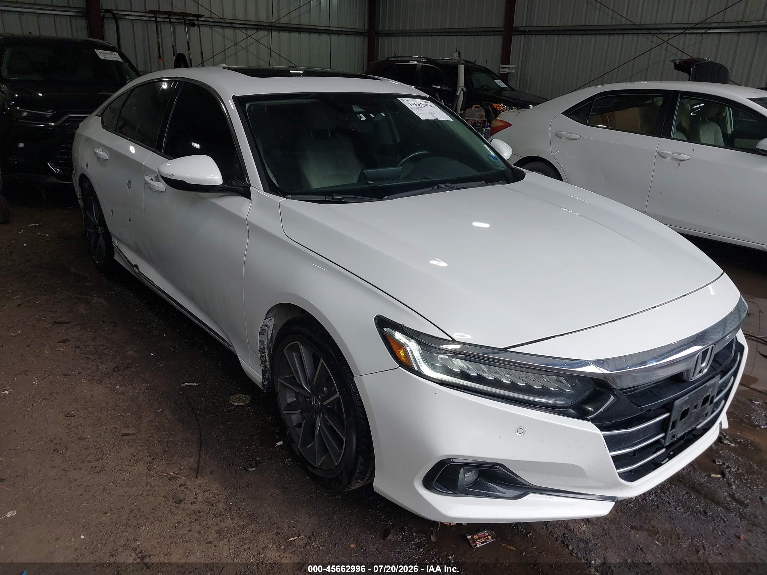 2021 Honda Accord EX-L, VIN 1HGCV1F58MA062397 — Vandalism