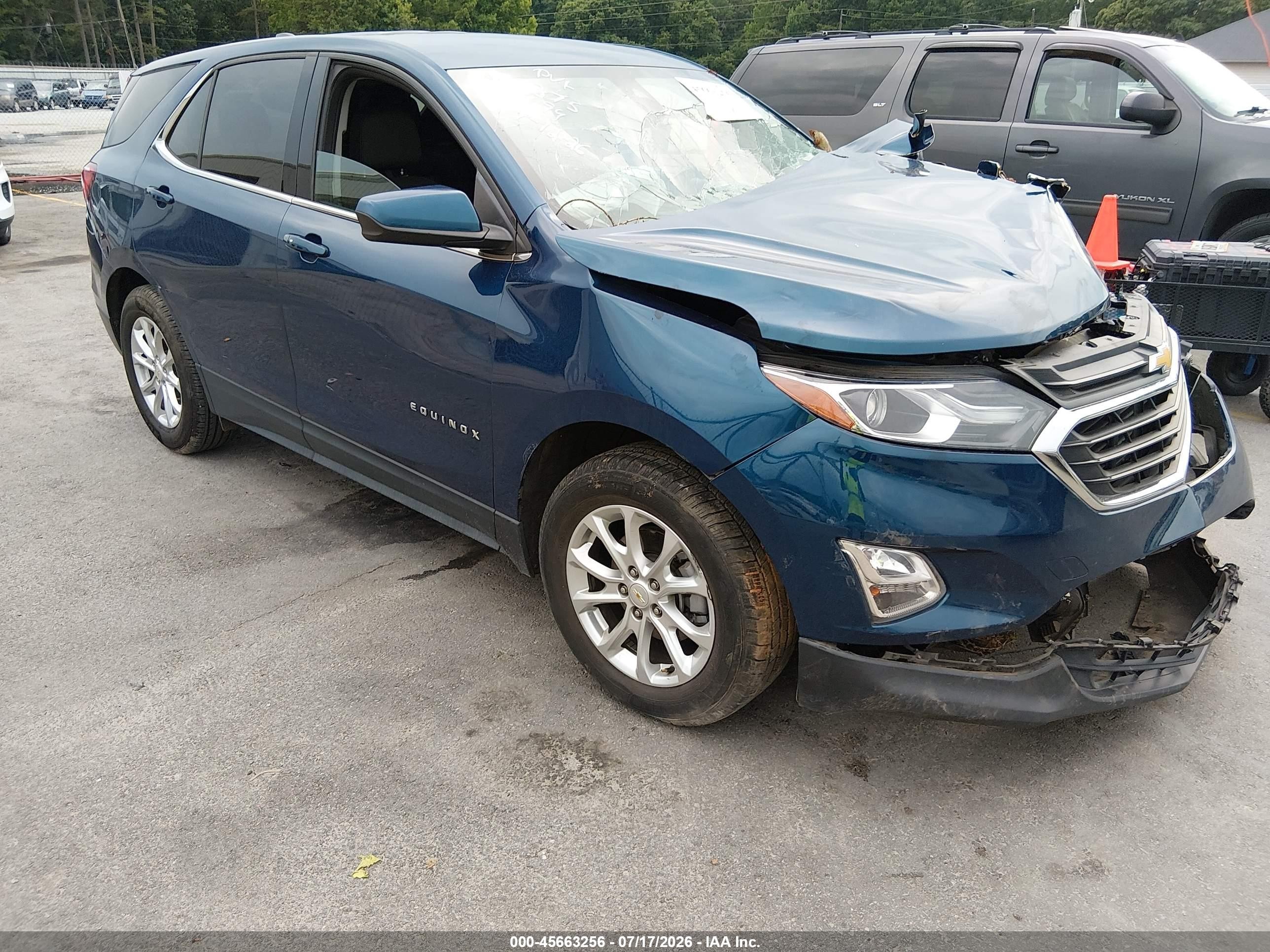 2020 Chevrolet Equinox LT, VIN 2GNAXKEV3L6252375 — Repossession