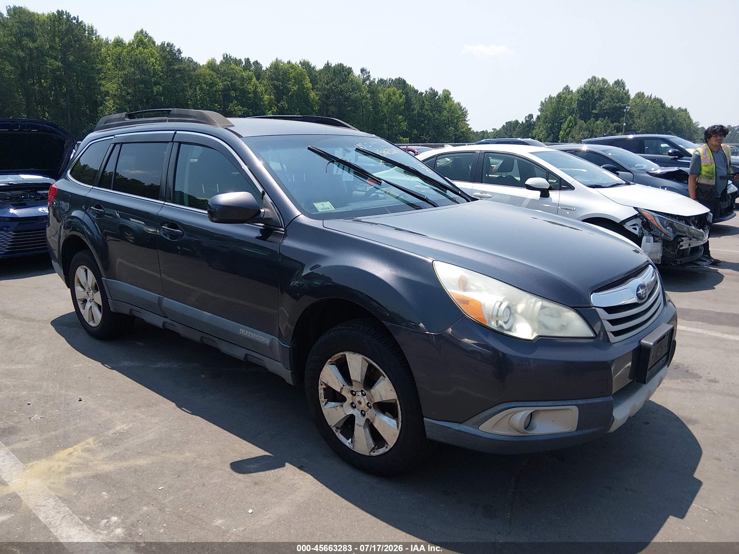 2011 Subaru Outback Limited, VIN 4S4BRDJC8B2375362 — Обычный износ