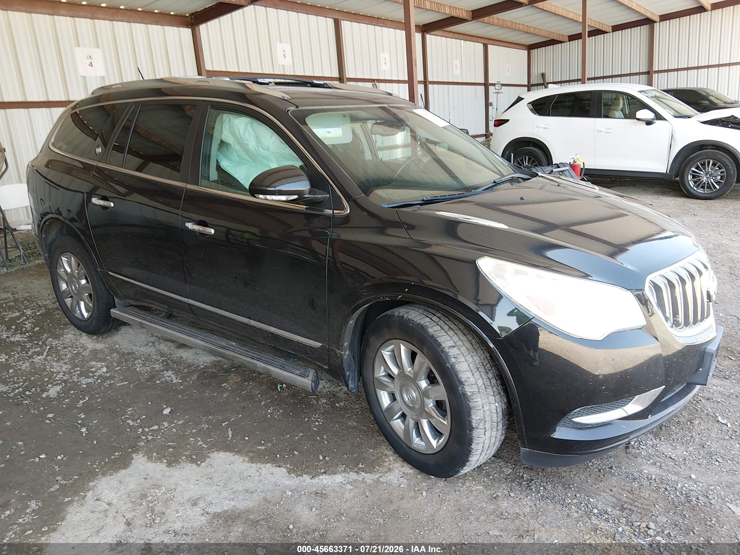 2013 Buick Enclave Premium, VIN 5GAKVDKD1DJ130694 — Front end