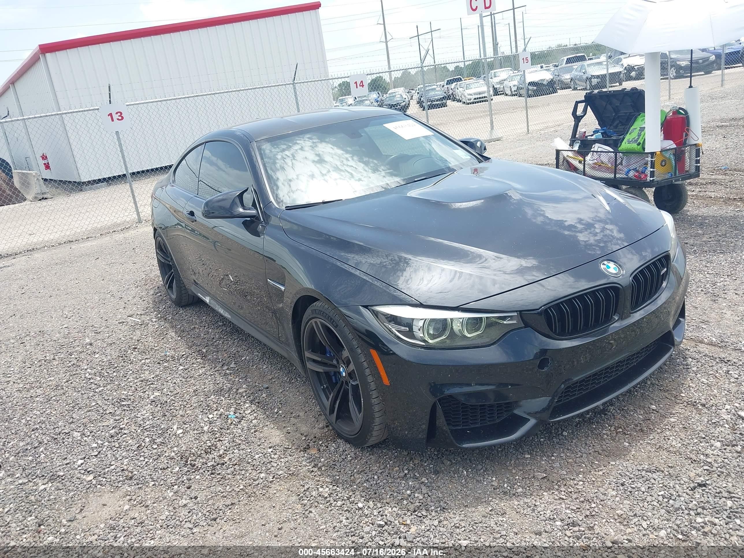 2018 BMW M4, VIN WBS4Y9C57JAC86023 — Rear end