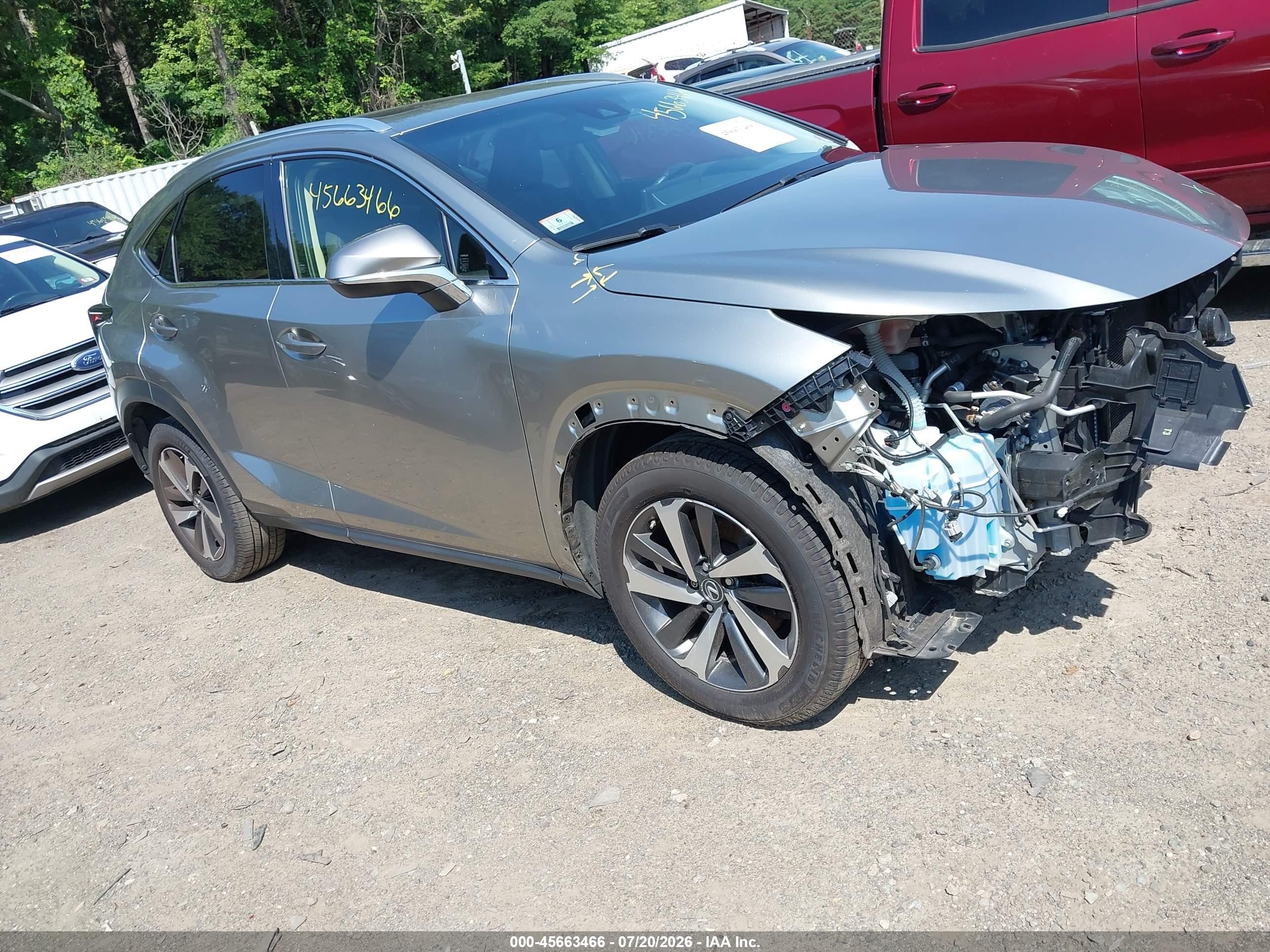 2019 Lexus NX 300, VIN JTJBARBZ8K2184548 — Front end