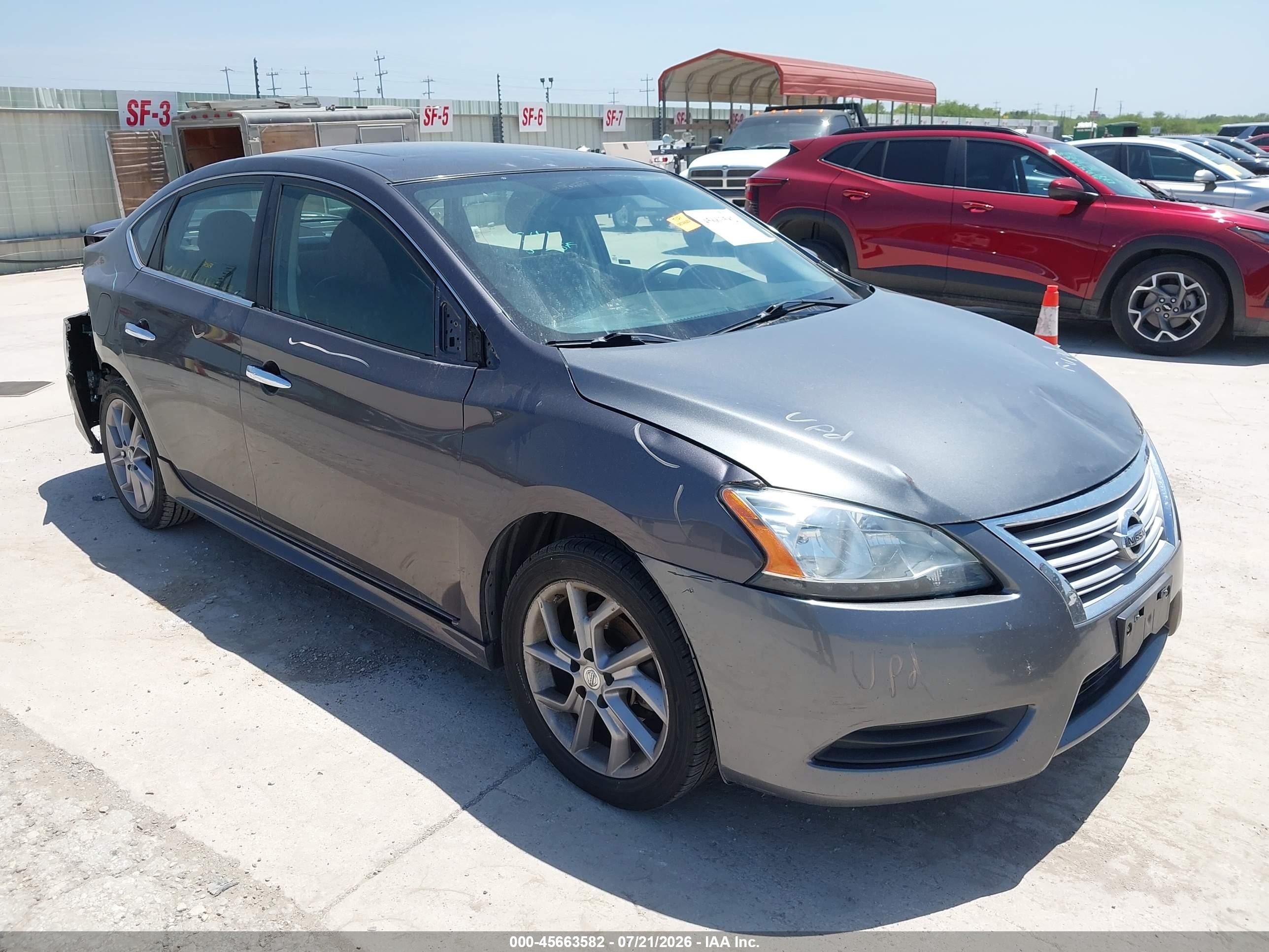 2015 Nissan Sentra S, VIN 3N1AB7AP9FY308451 — All over