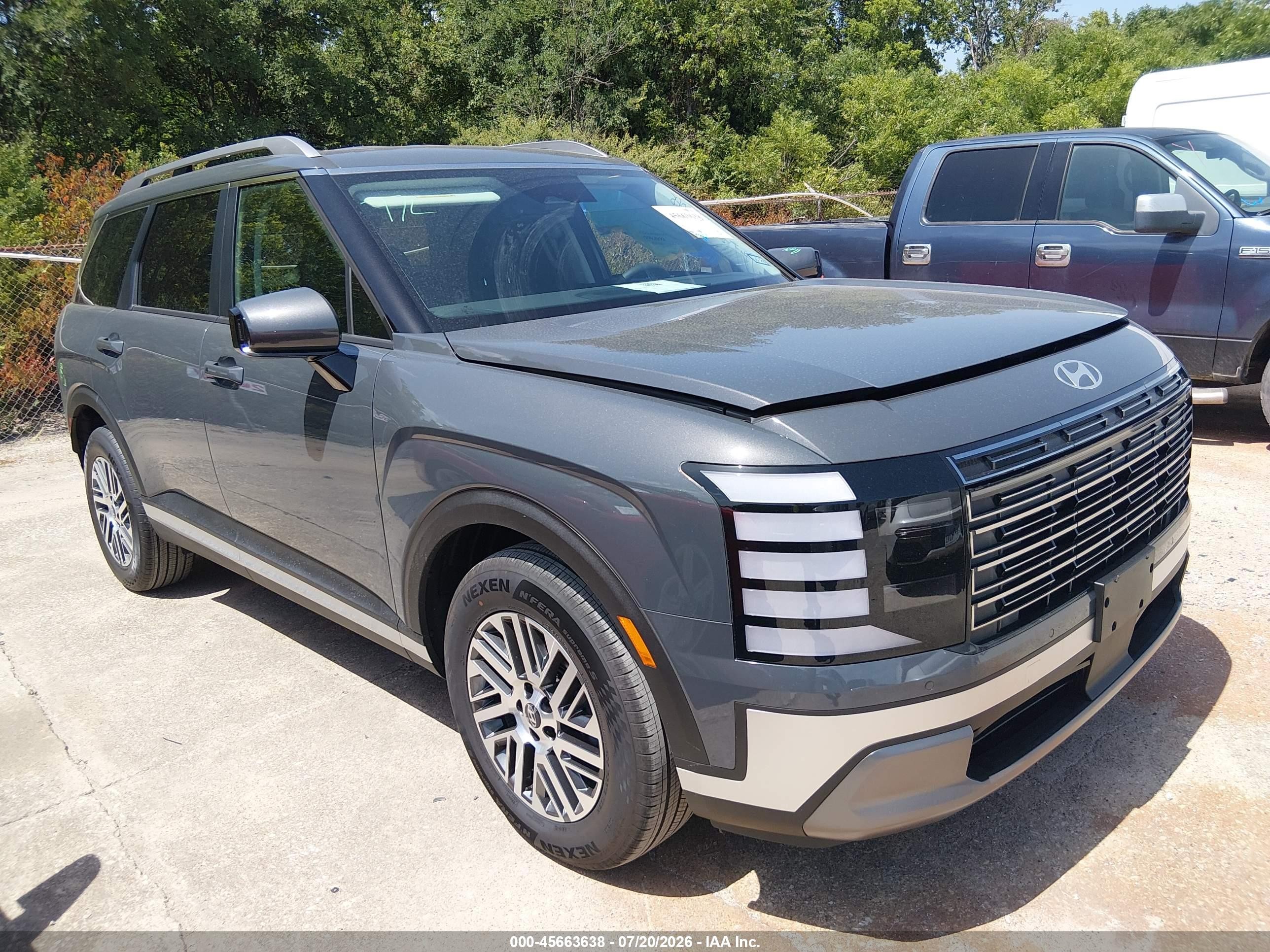 2026 Hyundai Palisade SEL 7P, VIN KM8RL5S21TU130971 — Rear end