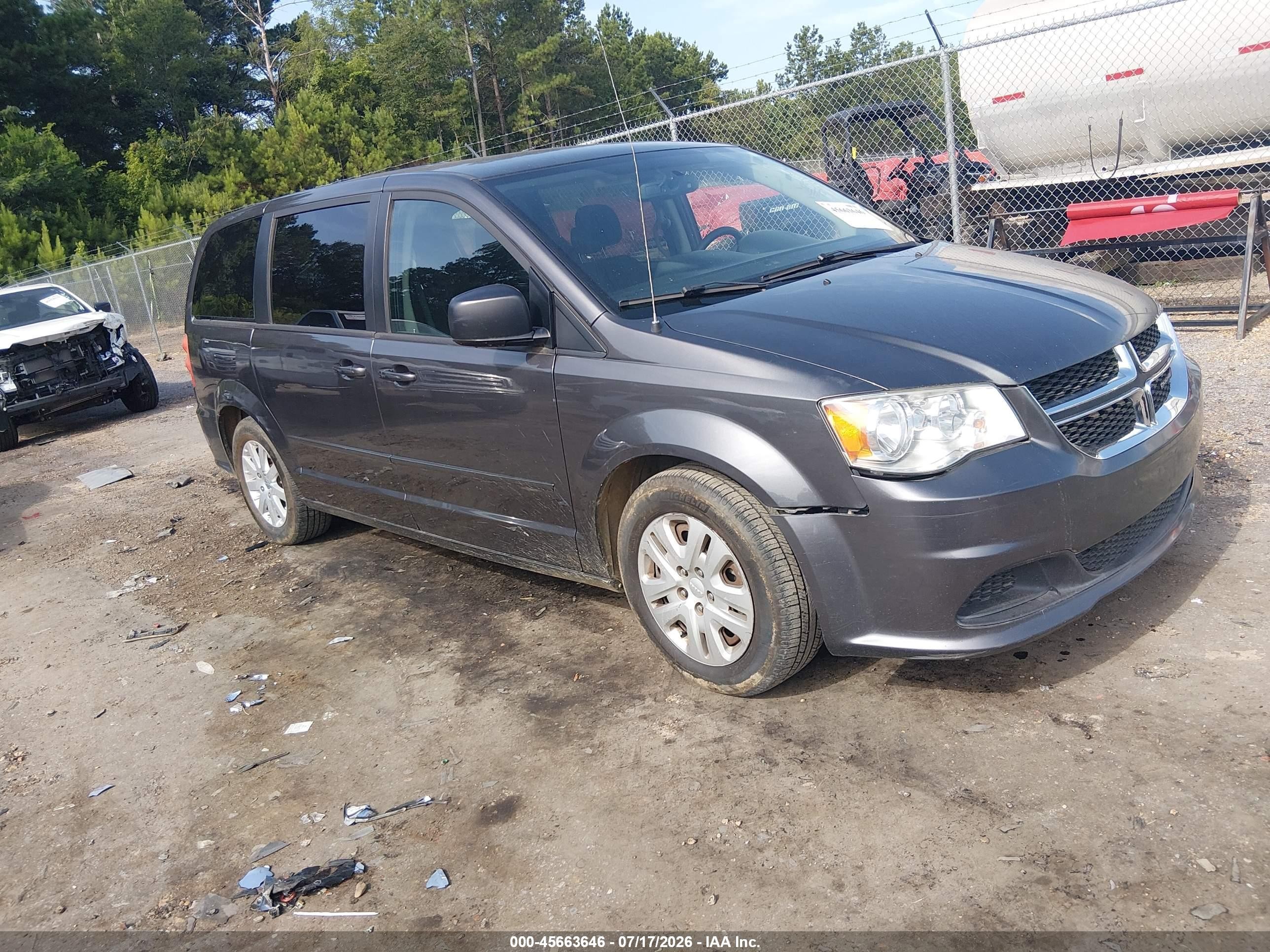 2017 Dodge Grand Caravan SE, VIN 2C4RDGBG0HR789458 — Not stated