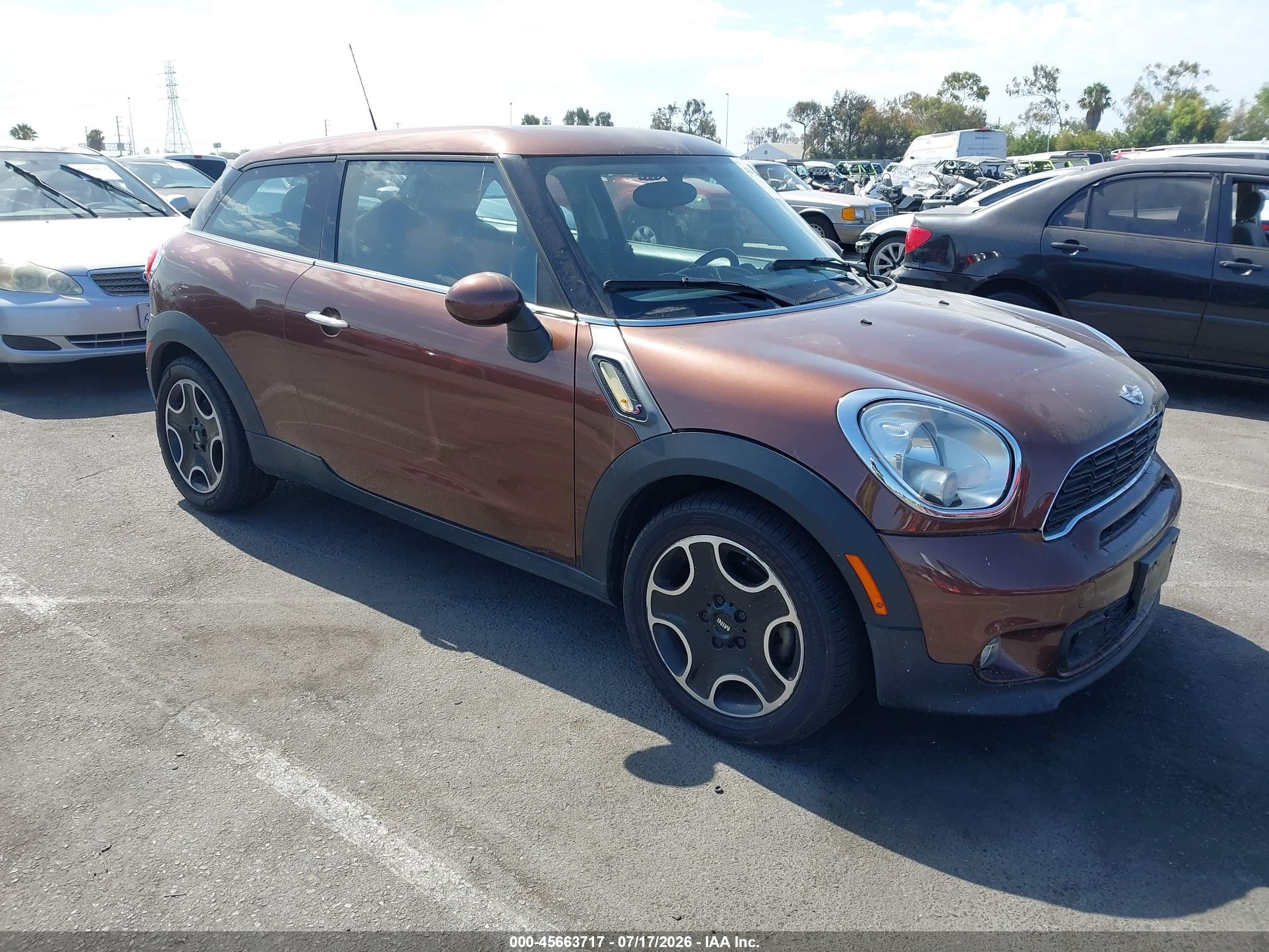 2013 MINI Paceman S, VIN WMWSS5C52DWN49013 — Normal wear