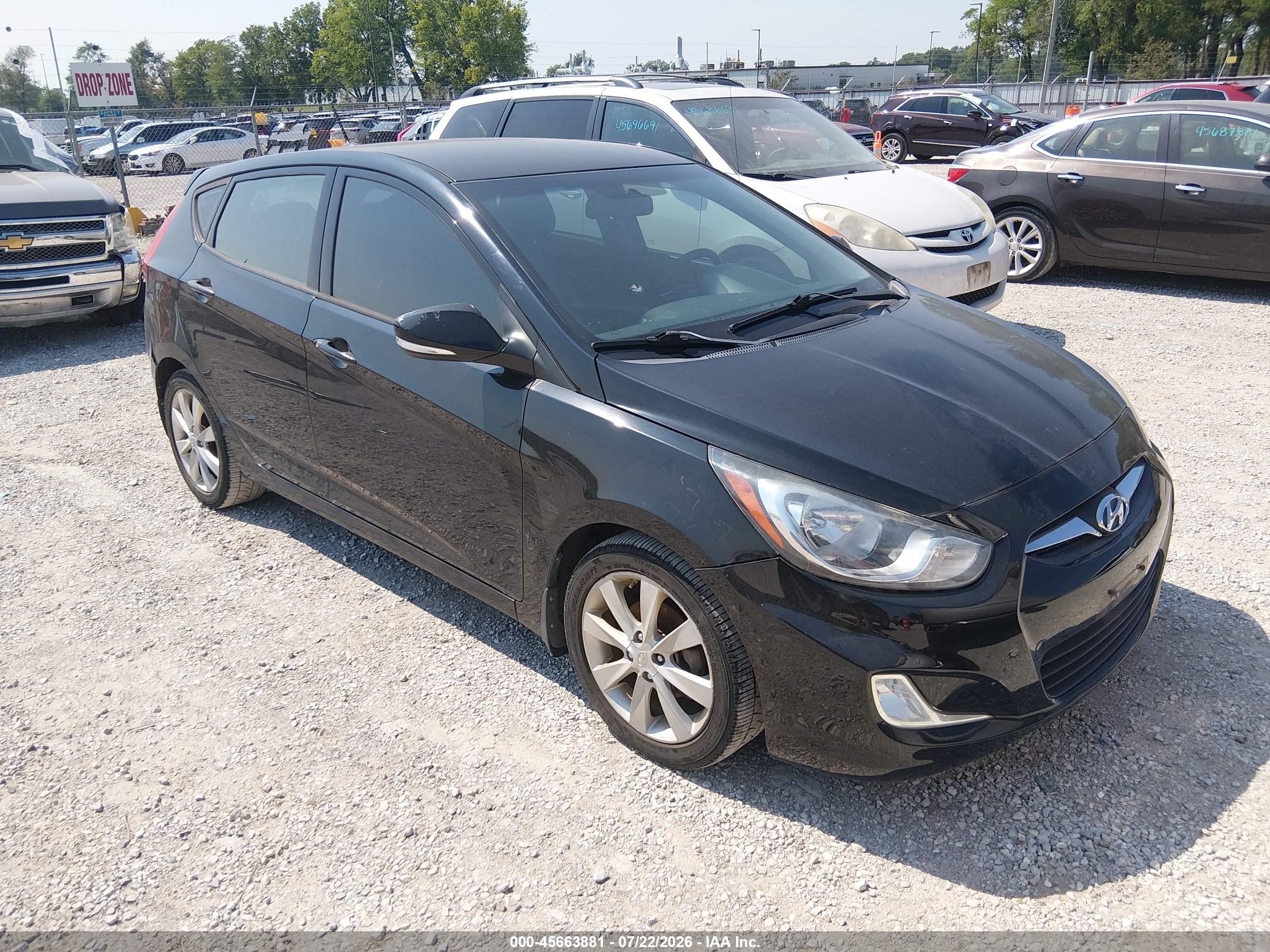 2013 Hyundai Accent SE, VIN KMHCU5AEXDU116745 — Обычный износ