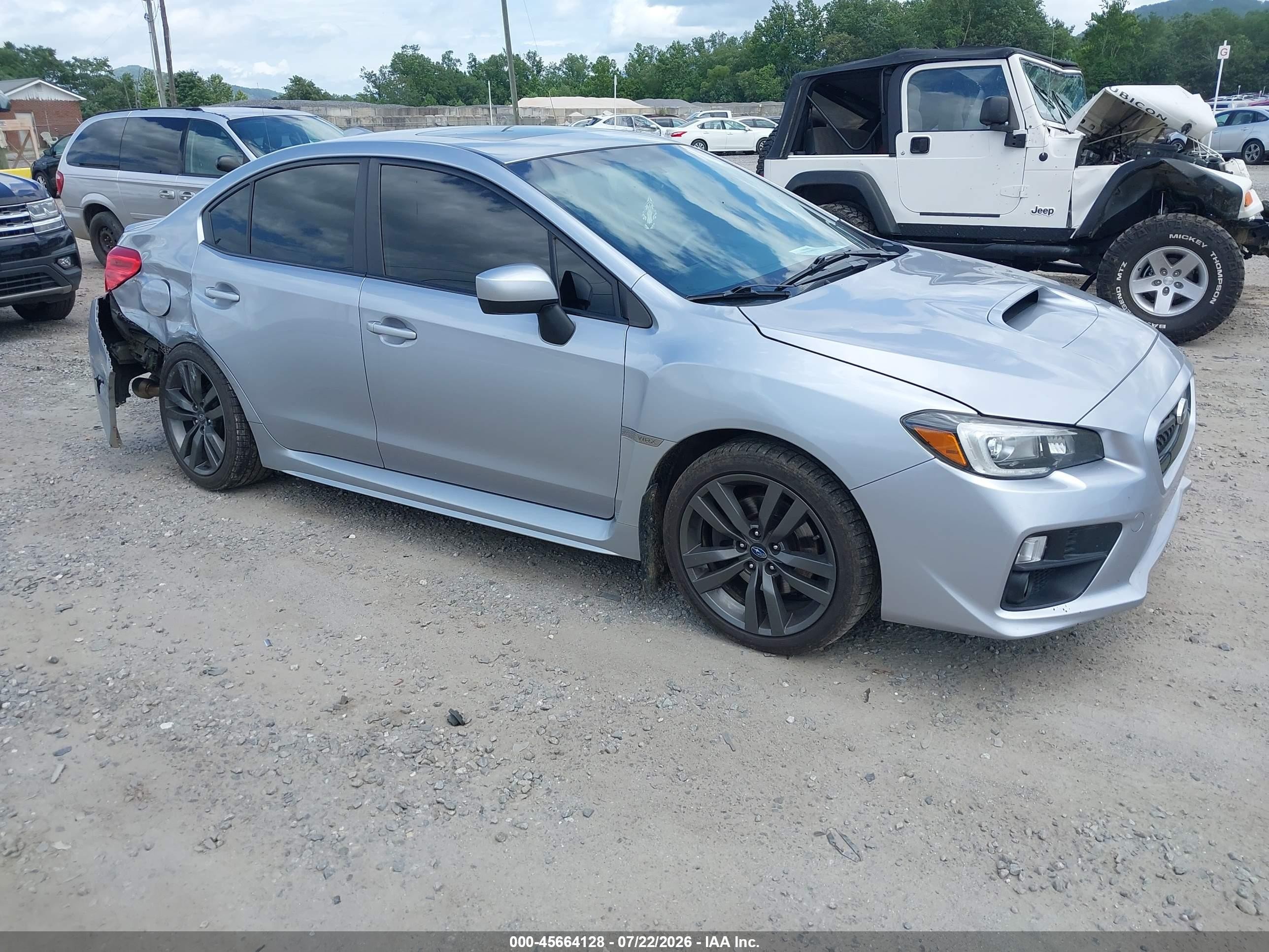 2016 Subaru WRX Limited, VIN JF1VA1J6XG9818861 — Side