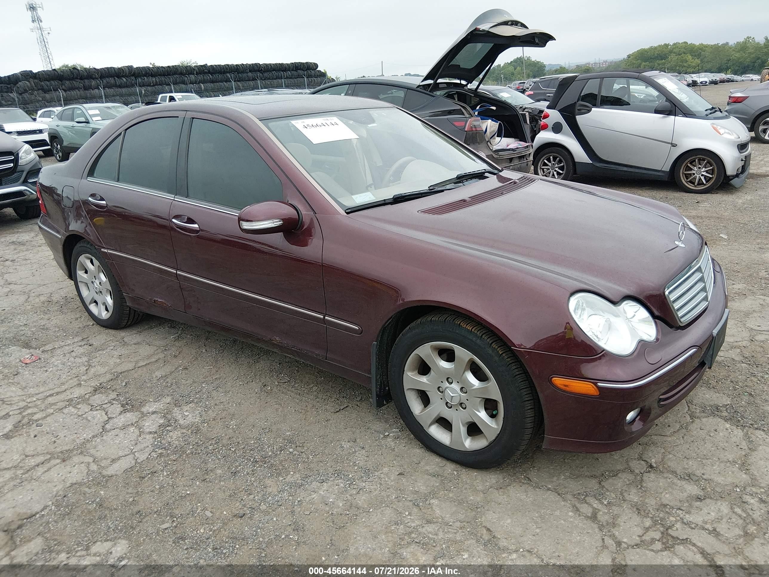 2006 Mercedes-Benz C 280 Luxury, VIN WDBRF92HX6F797990 — Side