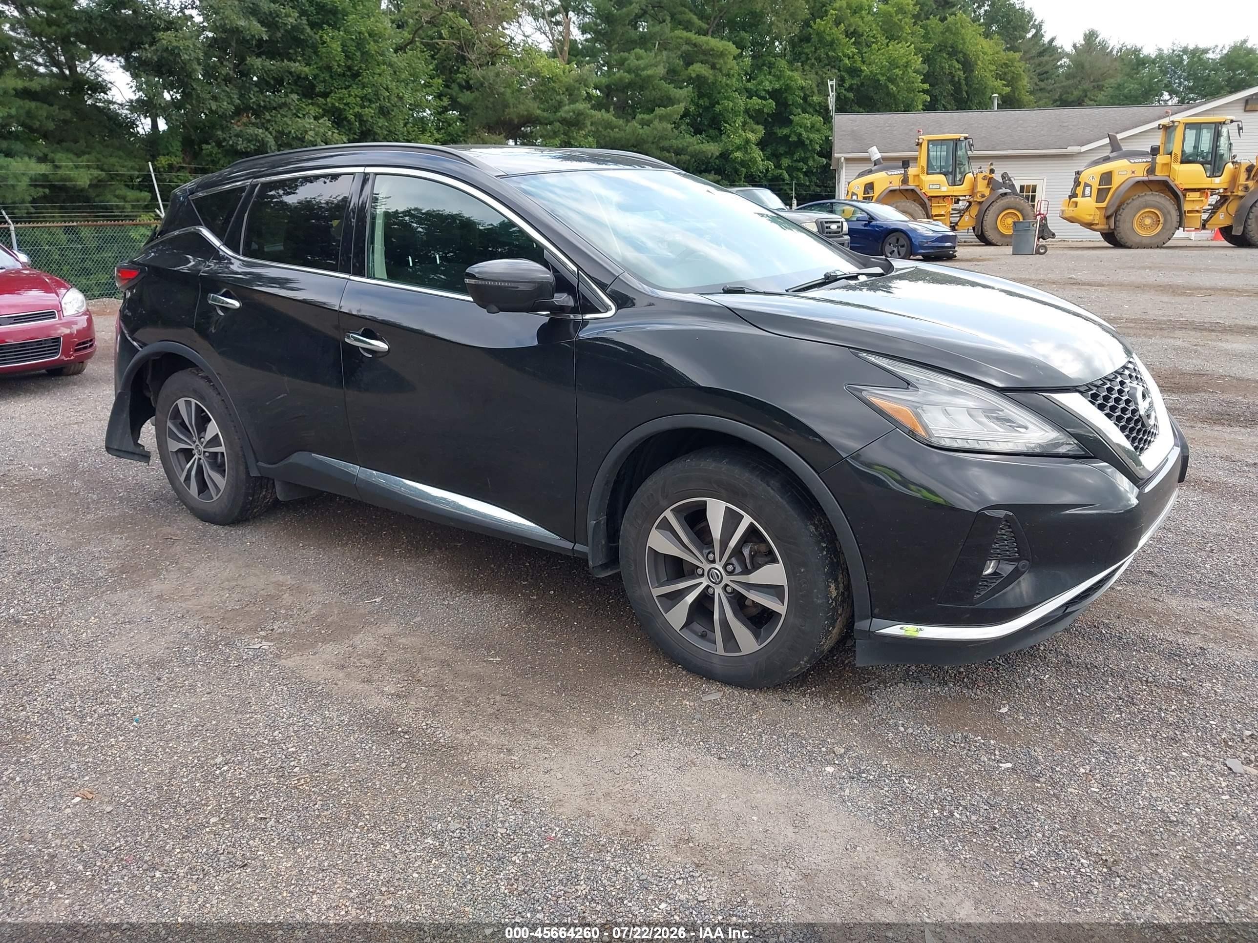 2019 Nissan Murano SL, VIN 5N1AZ2MSXKN145615 — Rear end