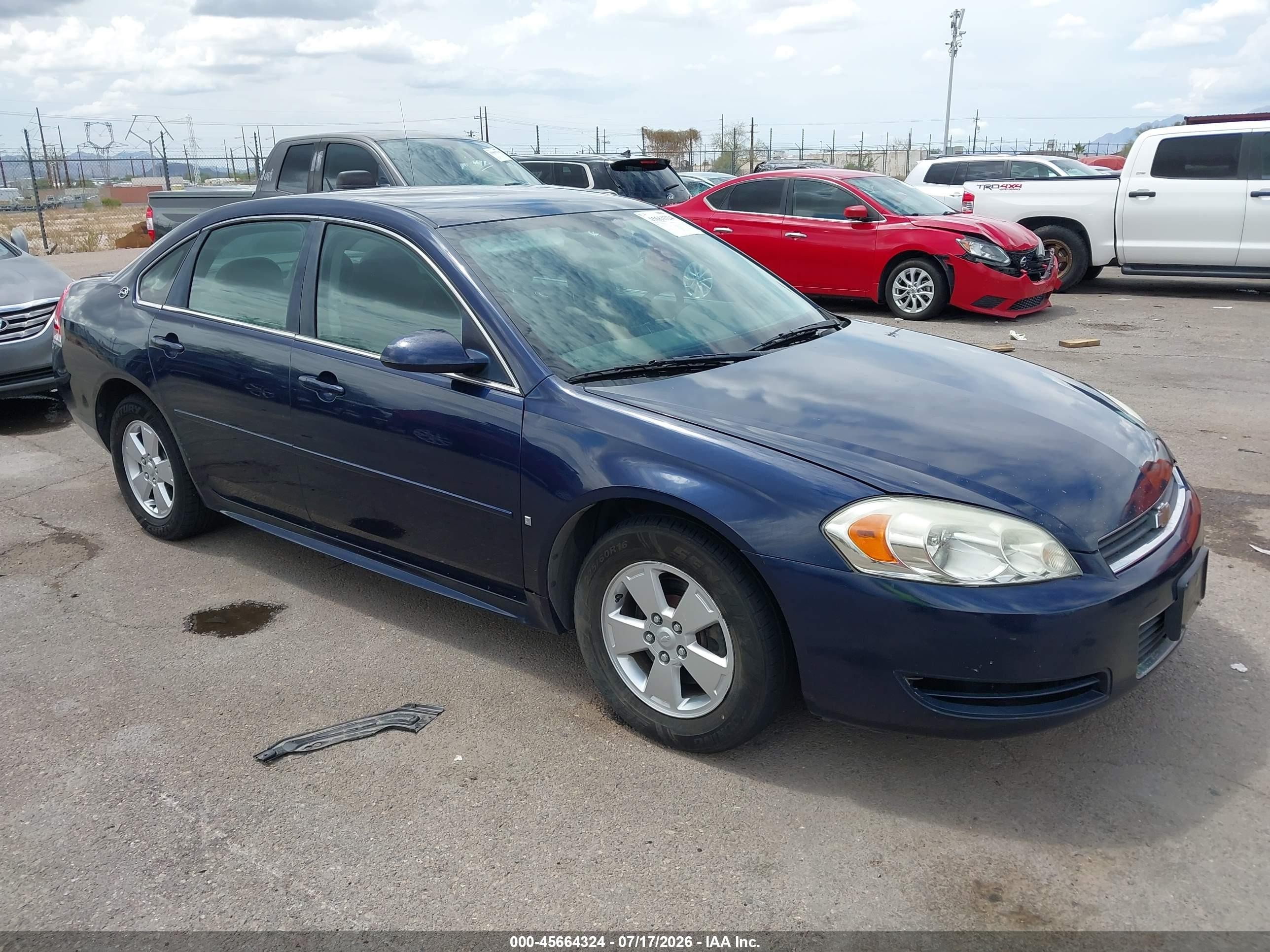 2009 Chevrolet Impala LT, VIN 2G1WT57K191231537 — Rear end