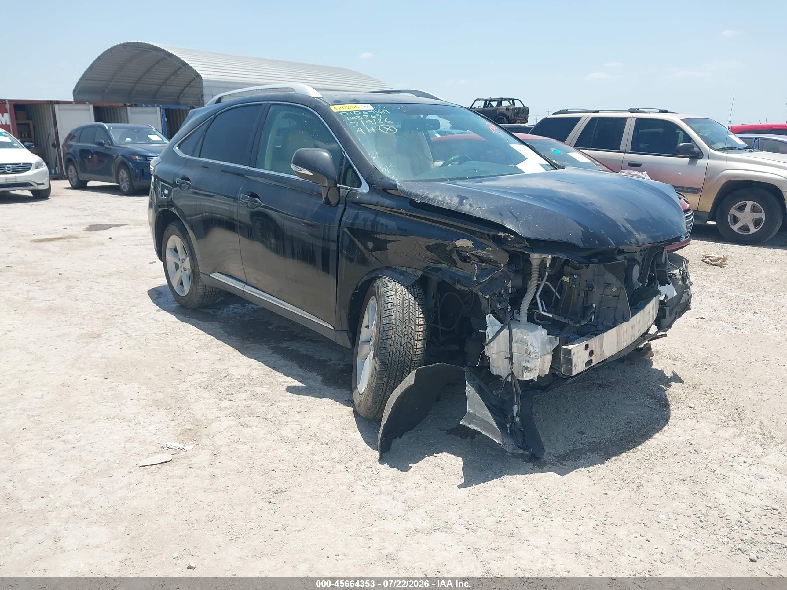 2012 Lexus RX 350, VIN 2T2BK1BA5CC143269 — Normal wear