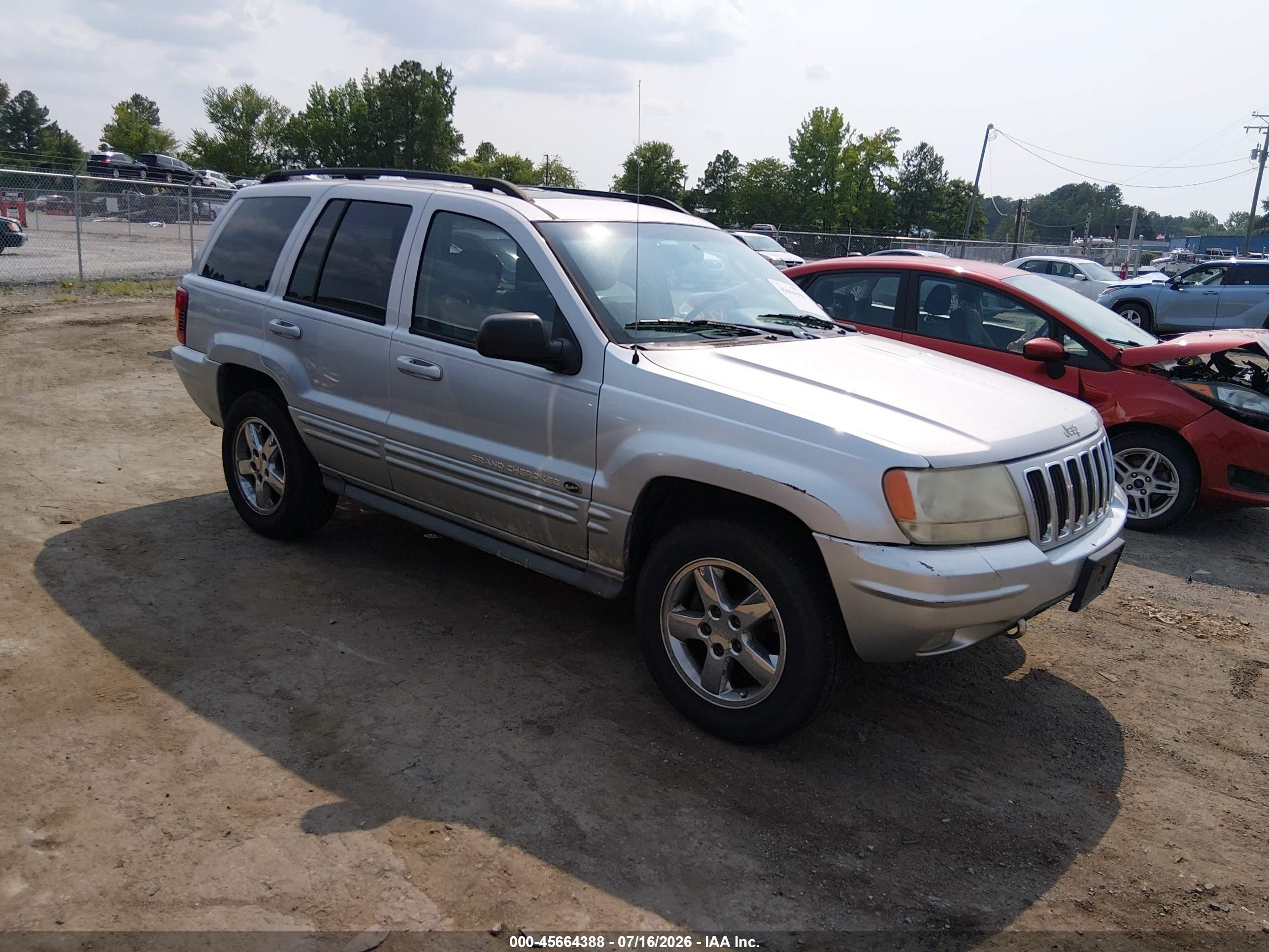 2003 Jeep Grand Cherokee Overland, VIN 1J8GW68J63C532183 — Normal wear