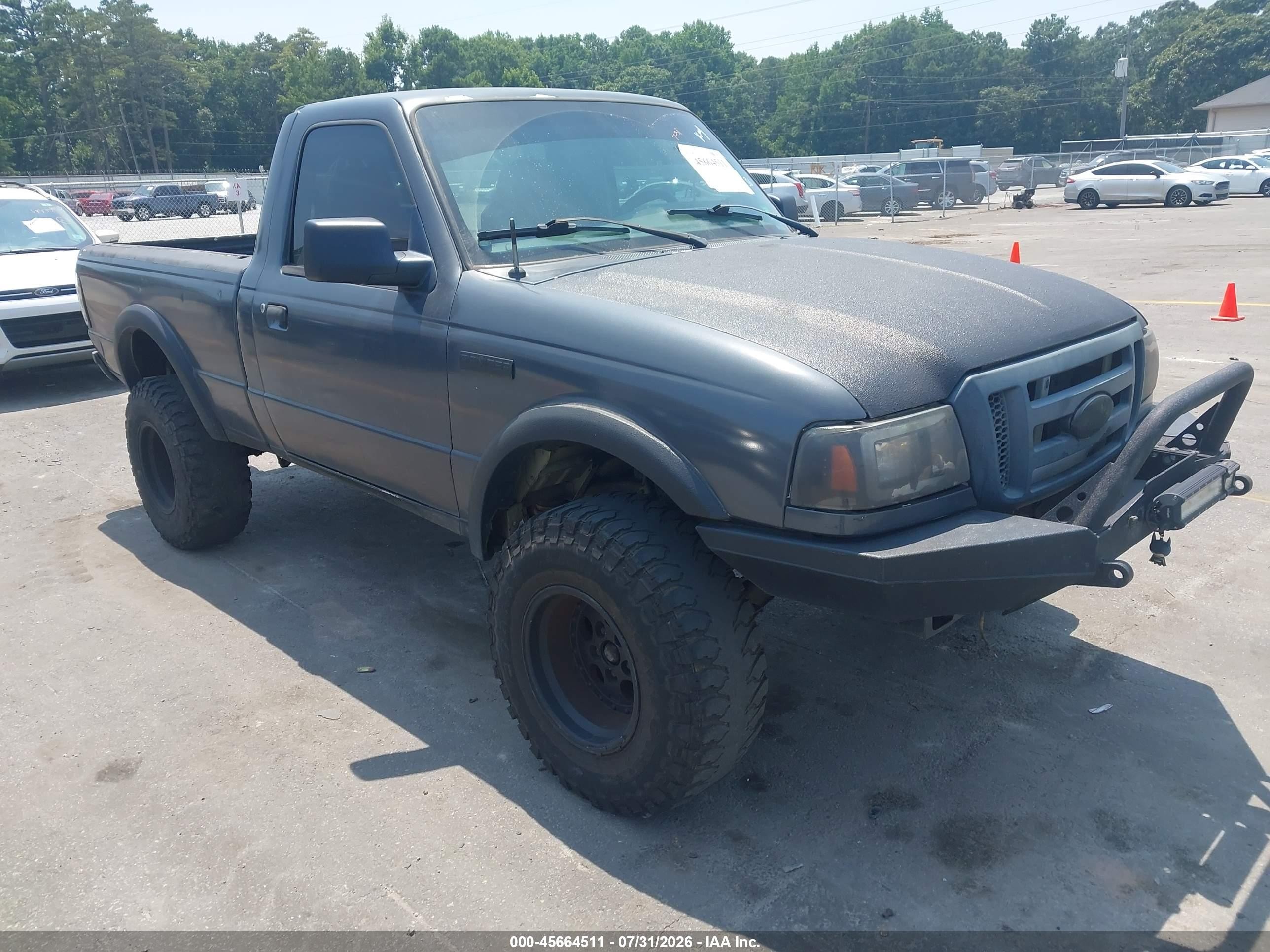 2007 Ford Ranger XL, VIN 1FTYR10D67PA84425 — Front end