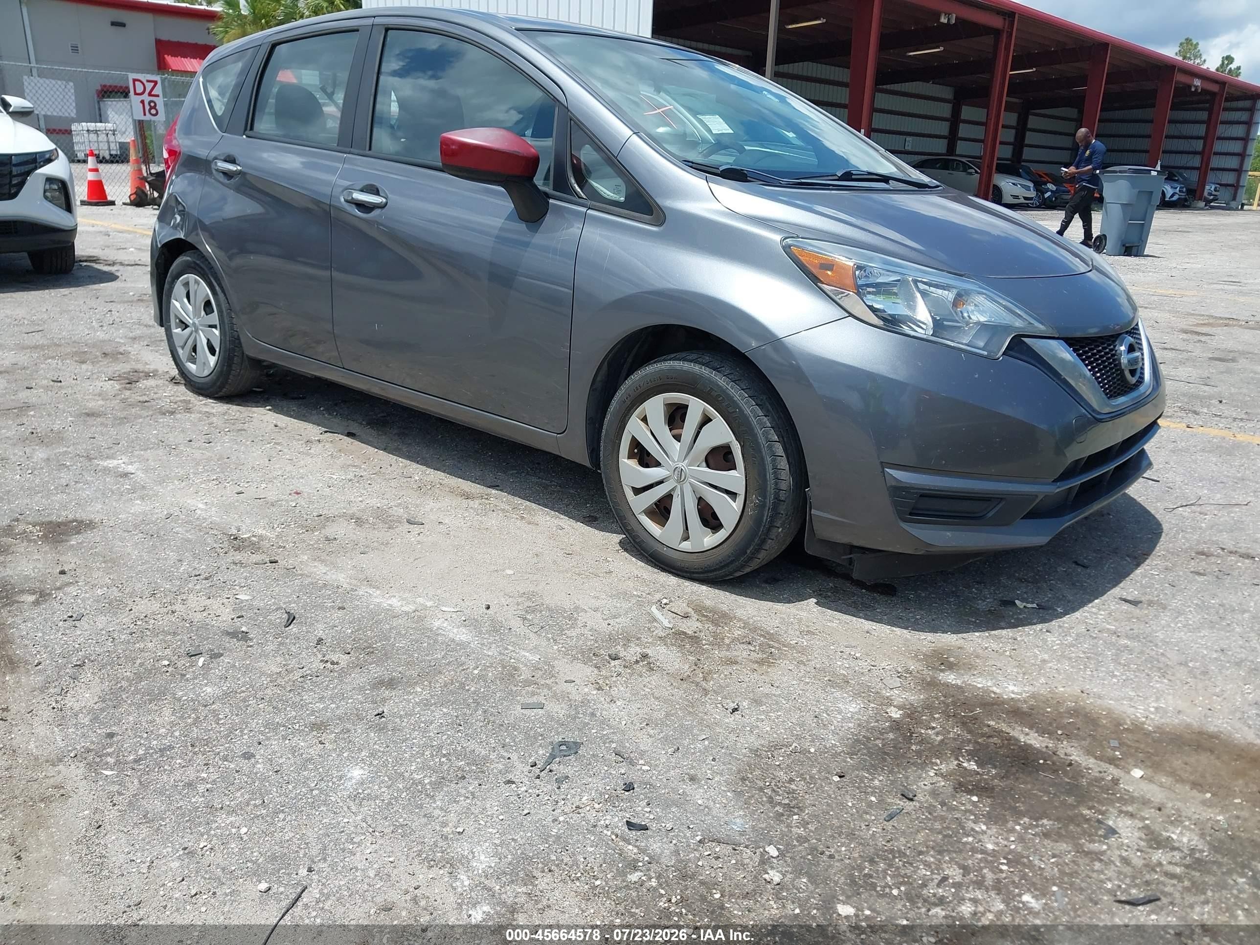 2017 Nissan Note SV, VIN 3N1CE2CP9HL368407 — Rear end