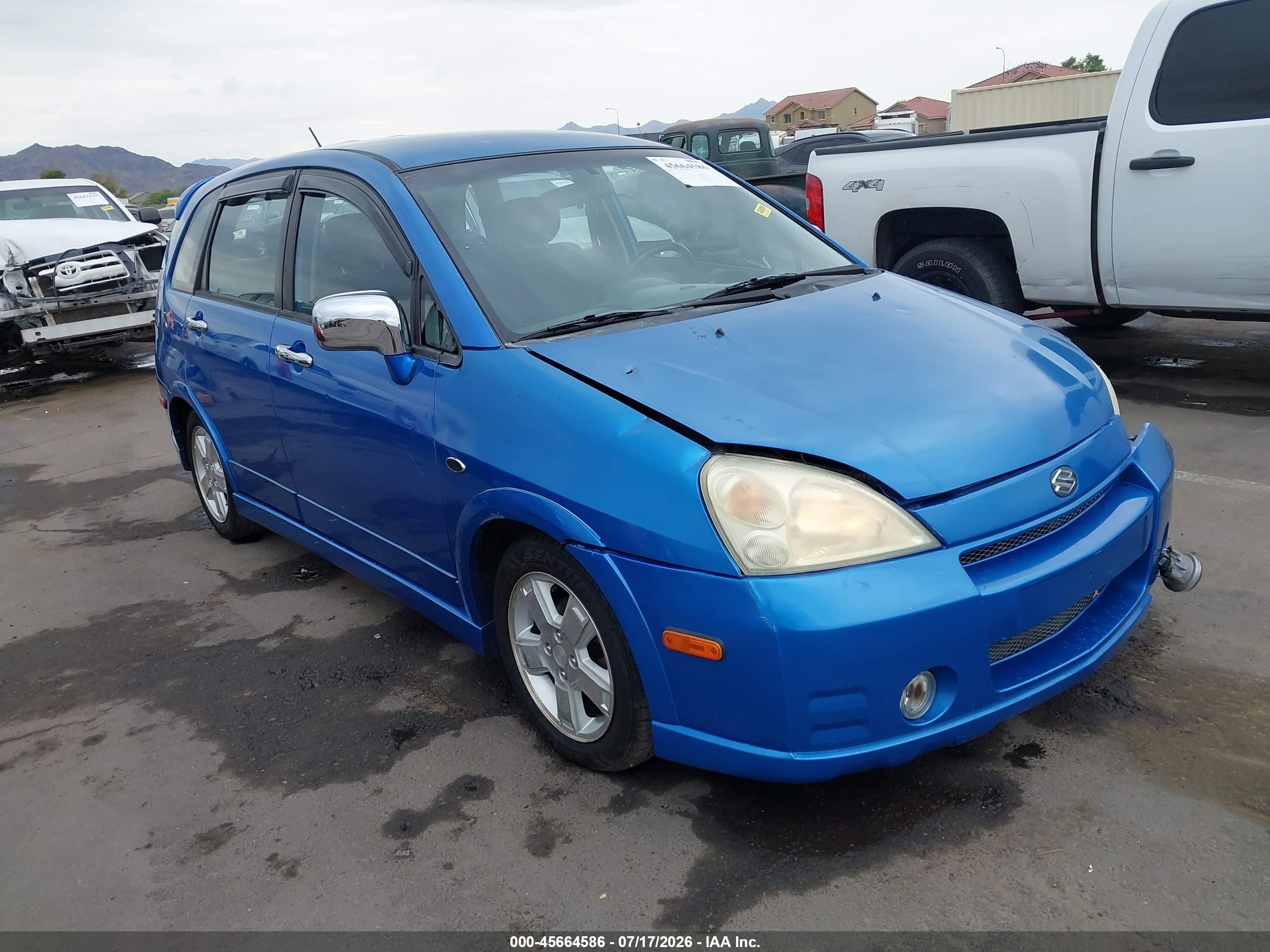 2003 Suzuki Aerio SX, VIN JS2RC41H835211258 — Front end
